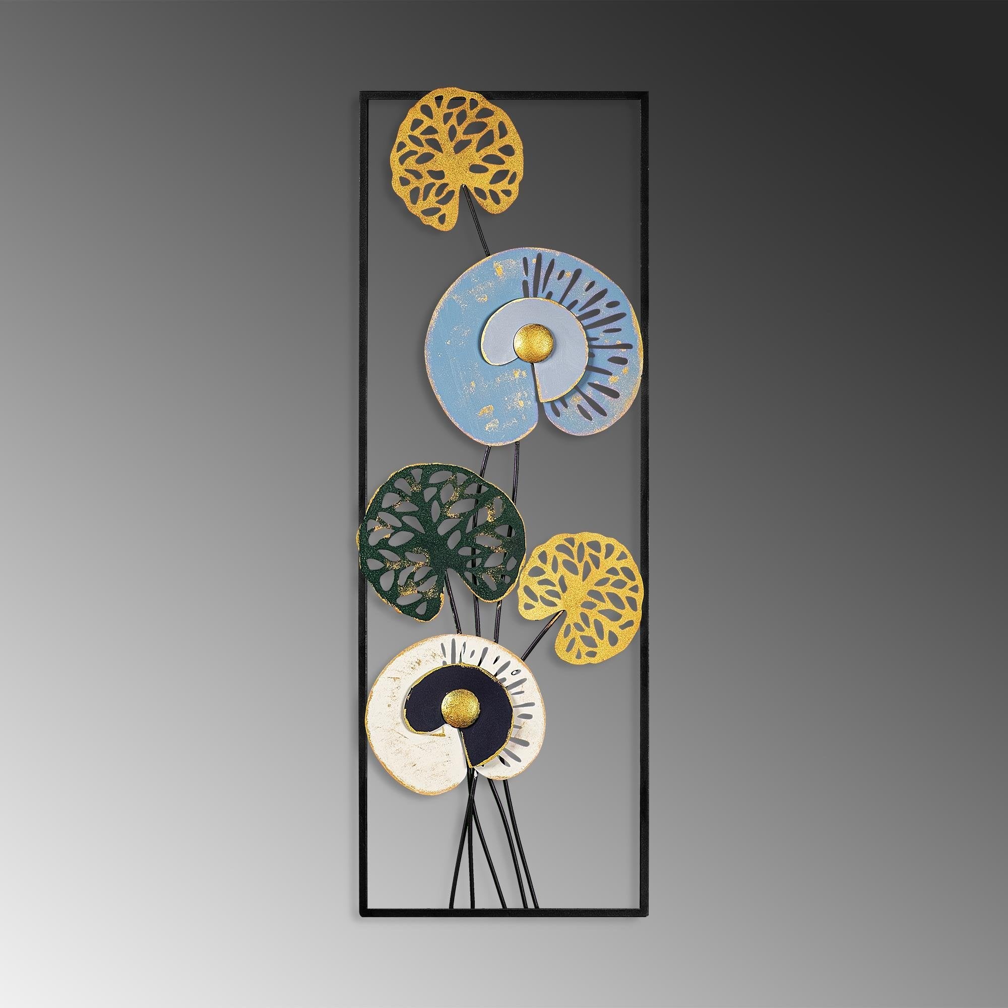 BYS-078-B Dekoratif Metal Duvar Tablosu | ByLamp