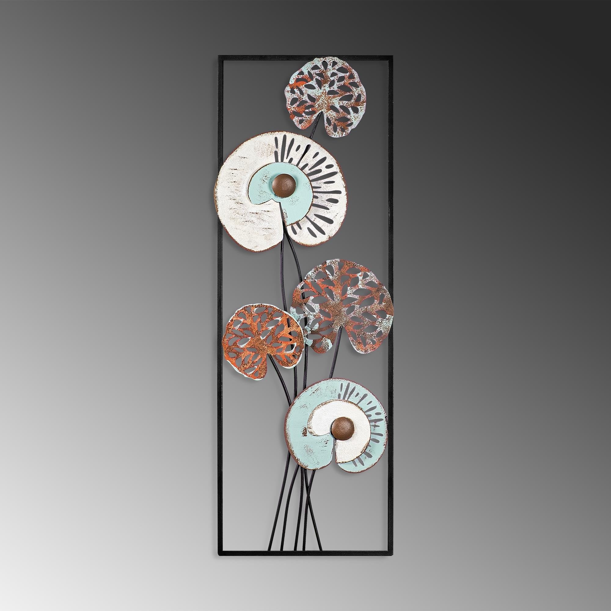 BYS-079-A Dekoratif Metal Duvar Tablosu | ByLamp