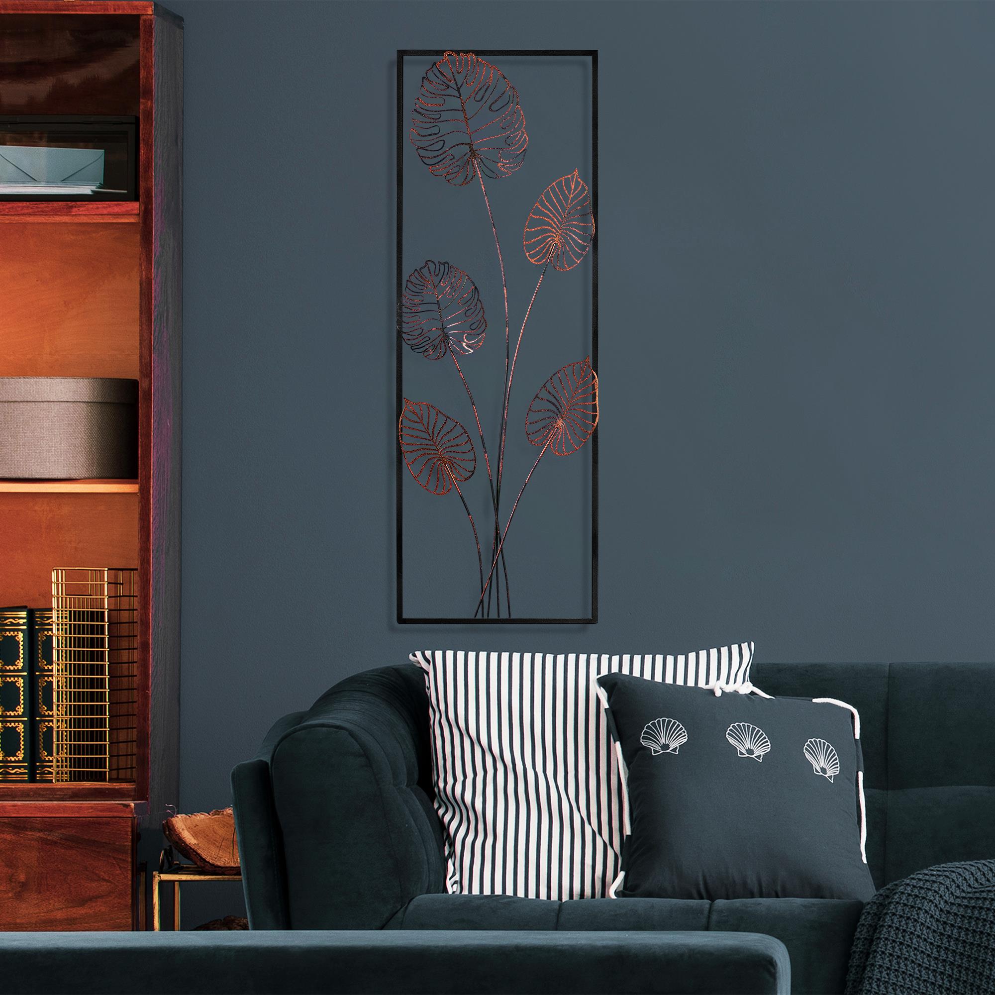 BYS-080-A Dekoratif Metal Duvar Tablosu | ByLamp