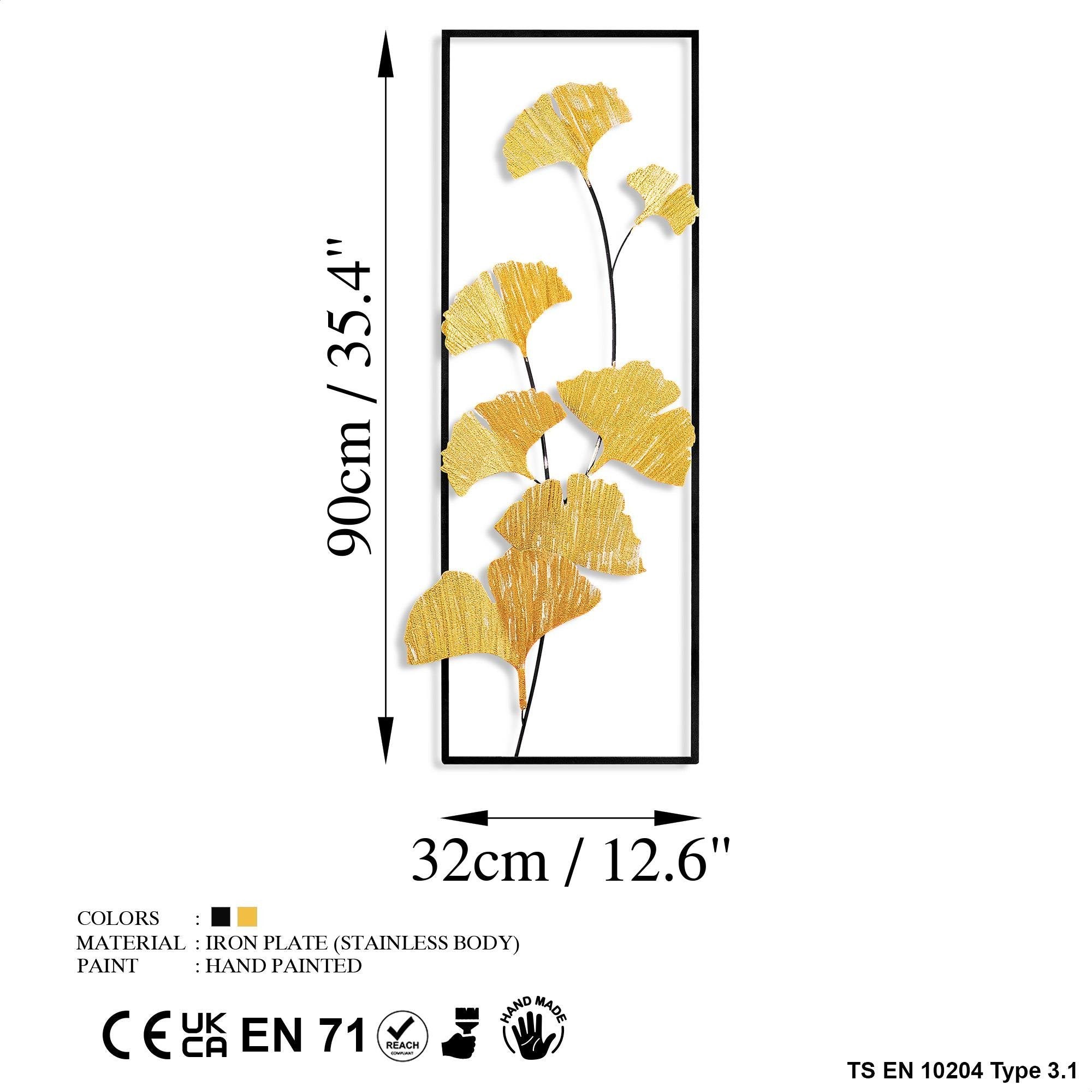 BYS-081-A Dekoratif Metal Duvar Tablosu | ByLamp