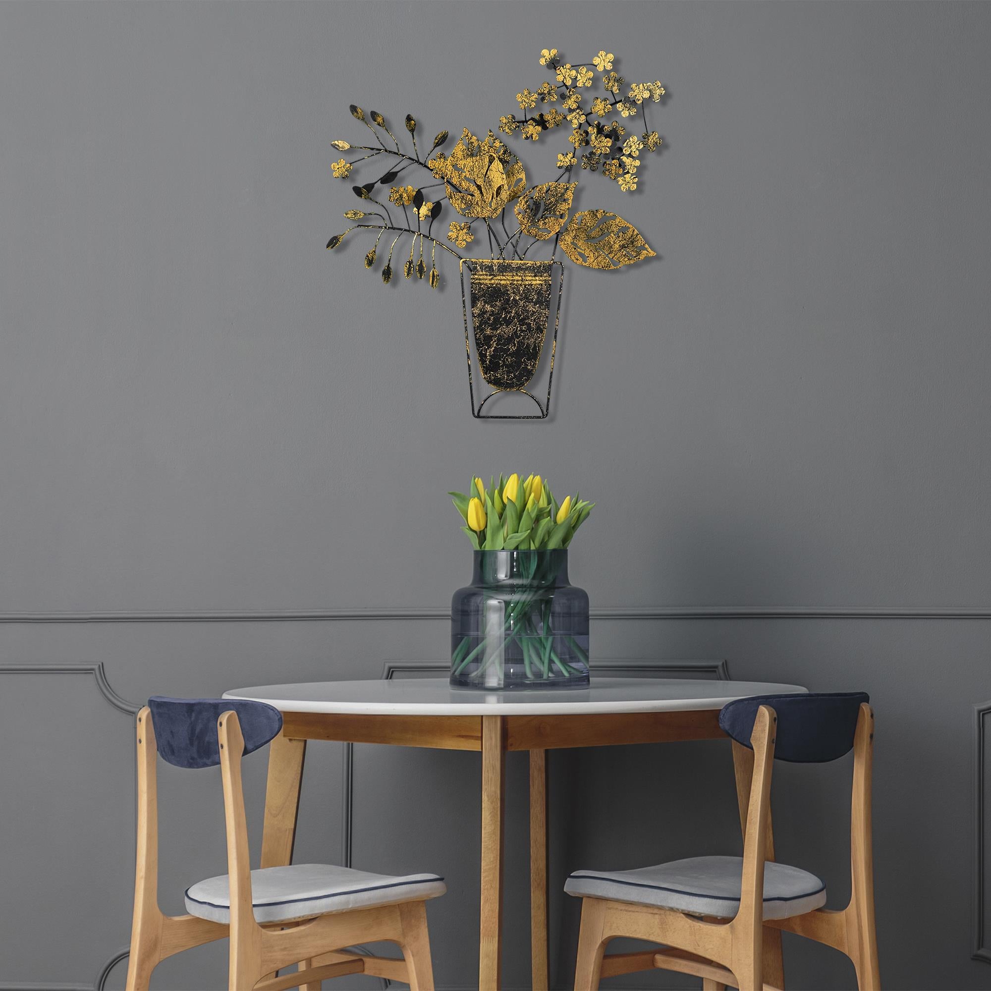 BYS-083-A Dekoratif Metal Duvar Tablosu | ByLamp