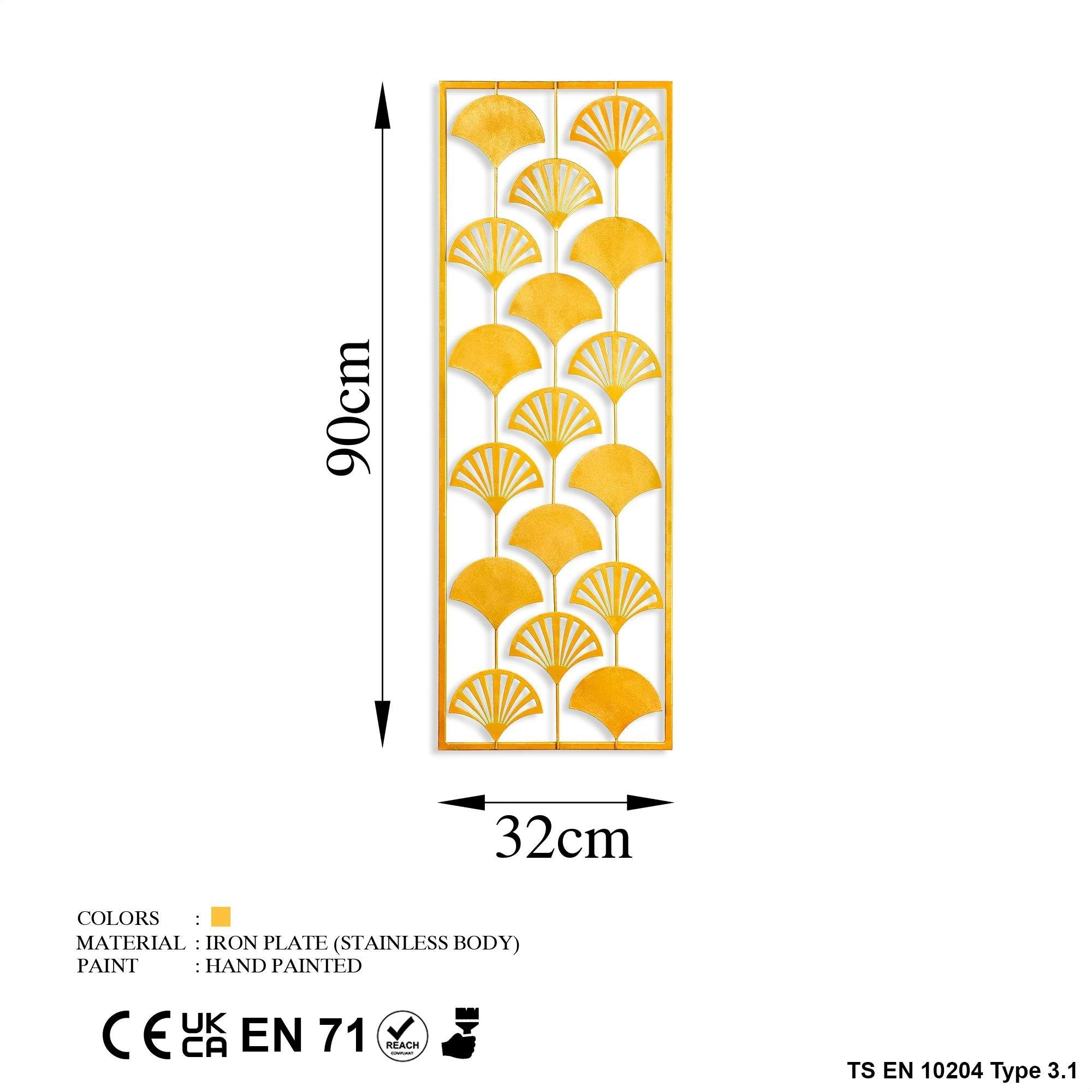 BYS-098-A Dekoratif Metal Duvar Tablosu | ByLamp