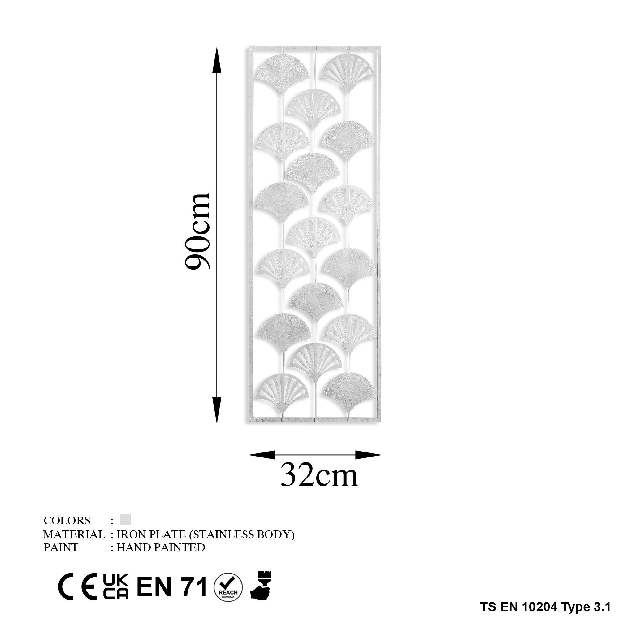 BYS-098-B Dekoratif Metal Duvar Tablosu | ByLamp