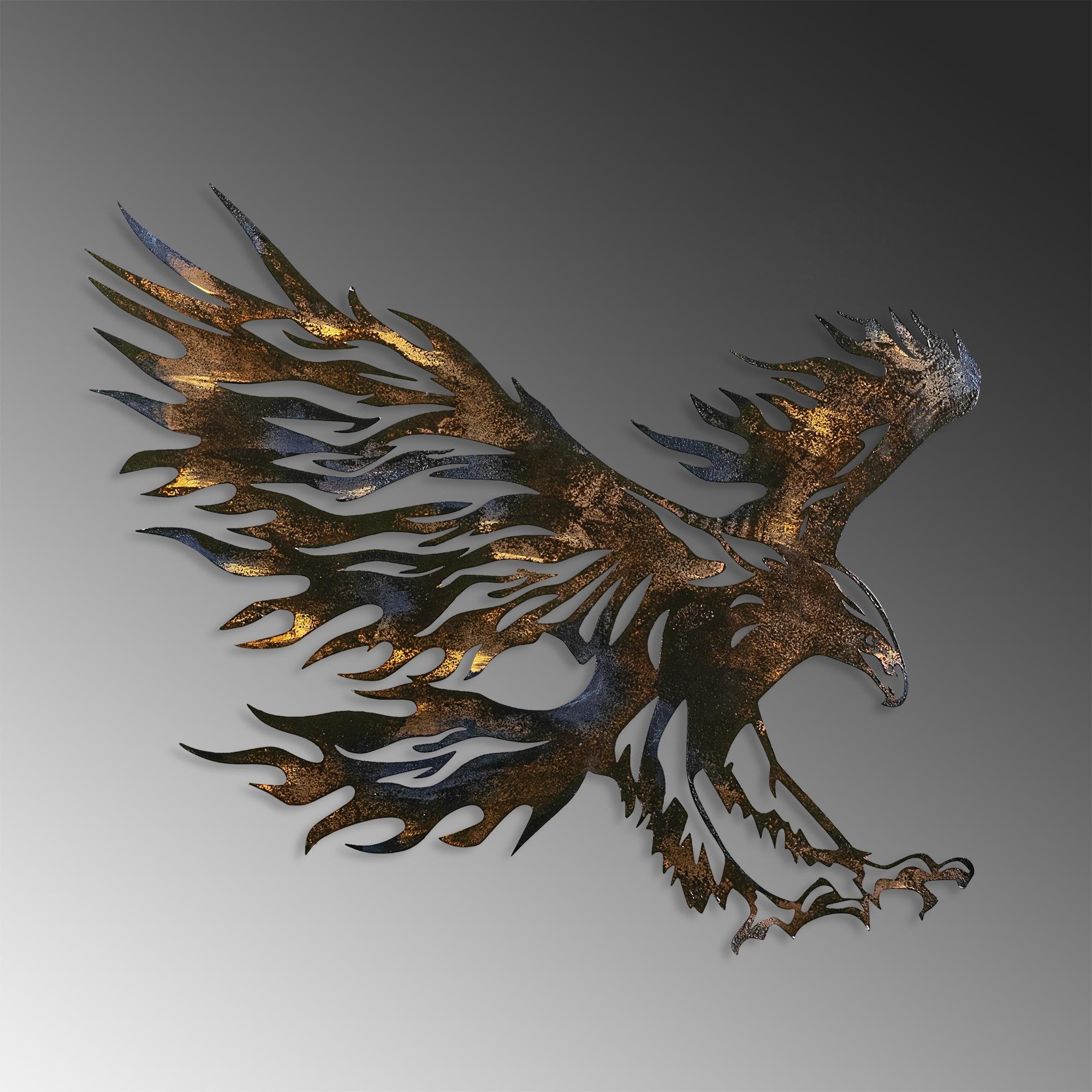 BYS-099-B Dekoratif Metal Duvar Tablosu | ByLamp