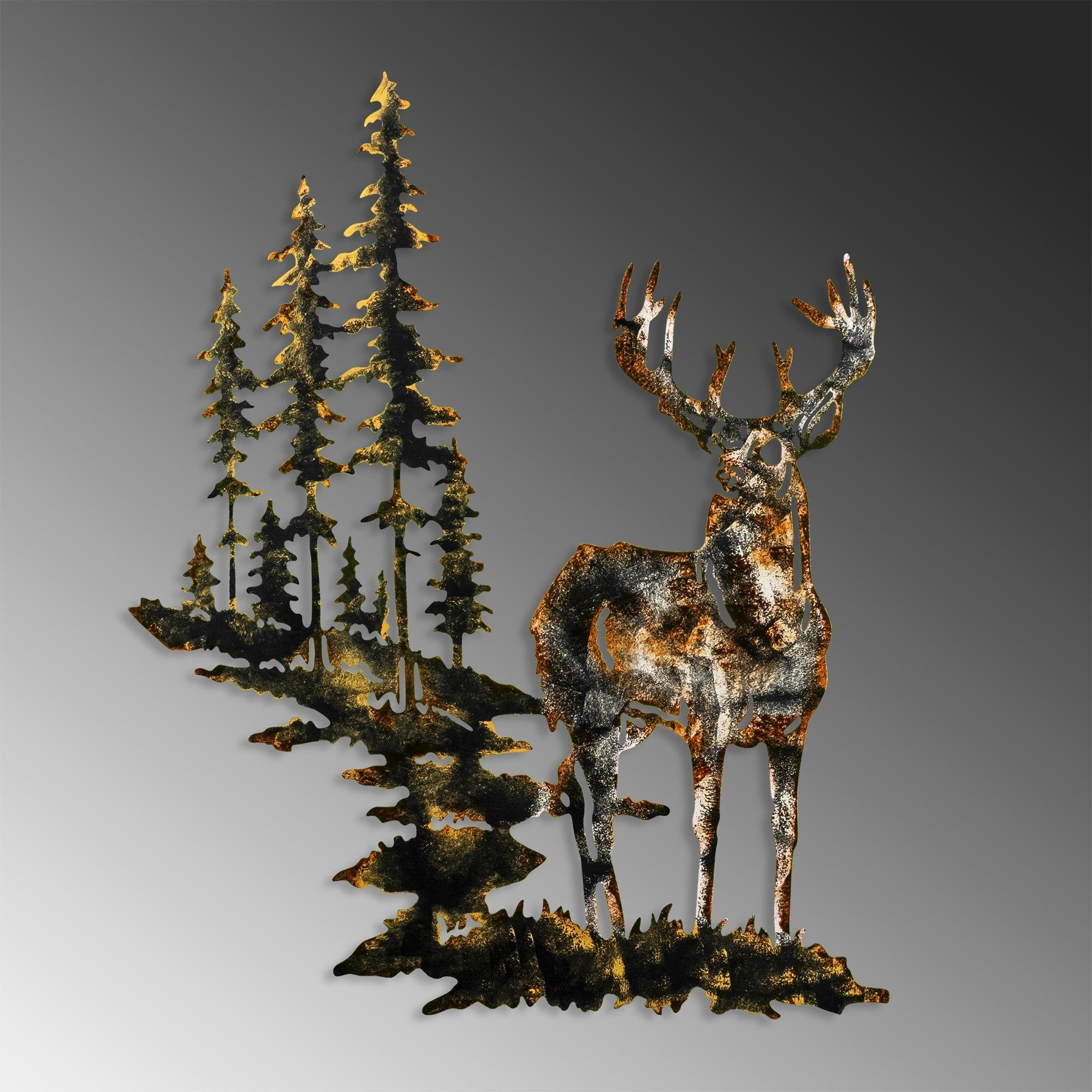 BYS-100-B Dekoratif Metal Duvar Tablosu | ByLamp