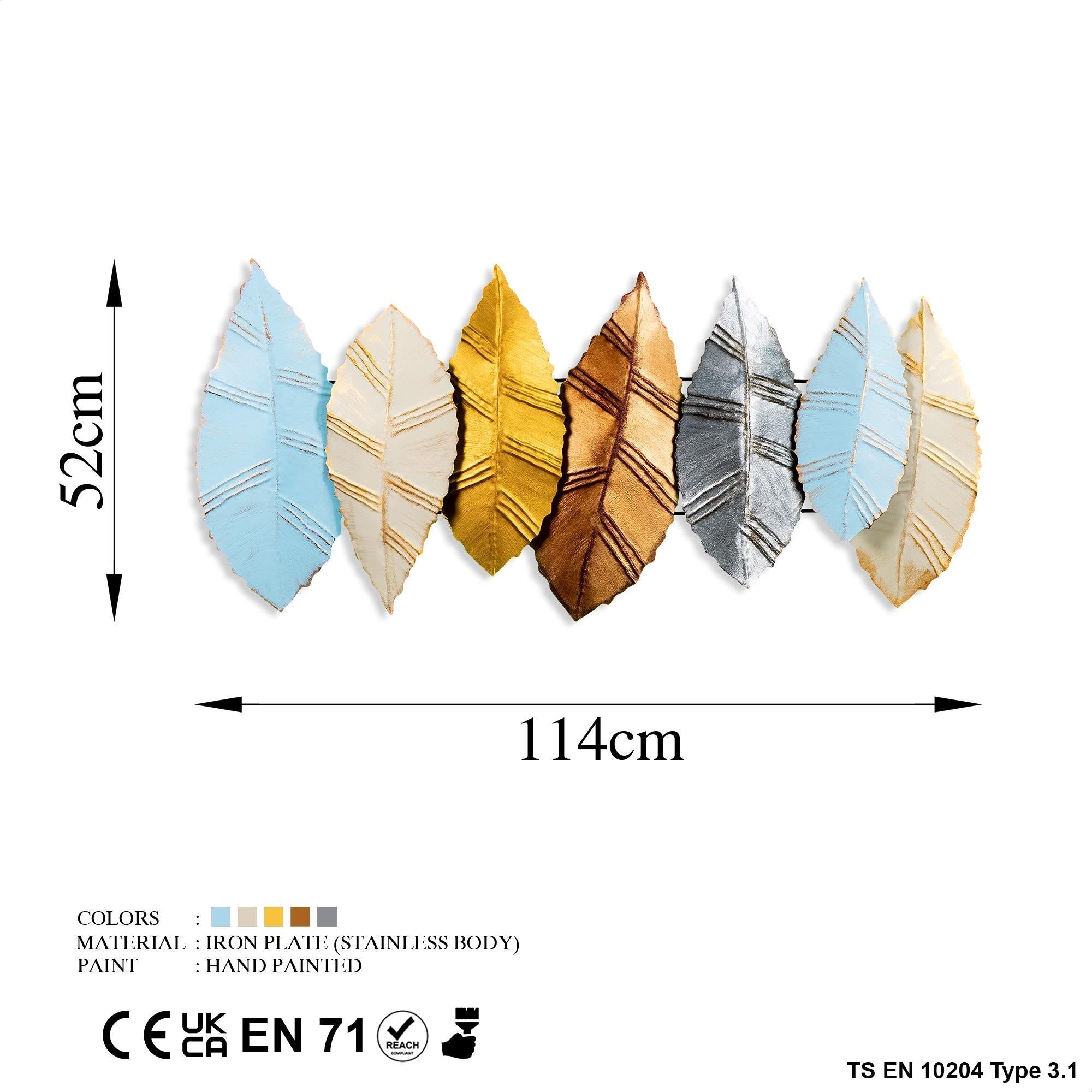 BYS-101 Dekoratif Metal Duvar Tablosu | ByLamp