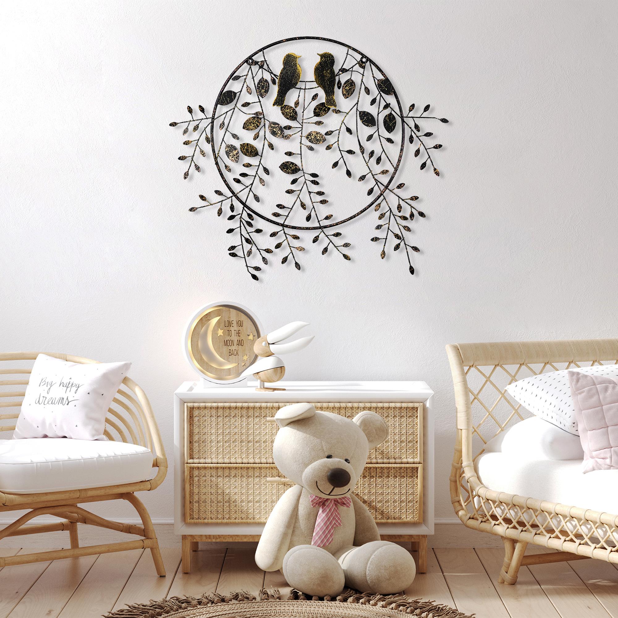 BYS-105-A Dekoratif Metal Duvar Tablosu | ByLamp