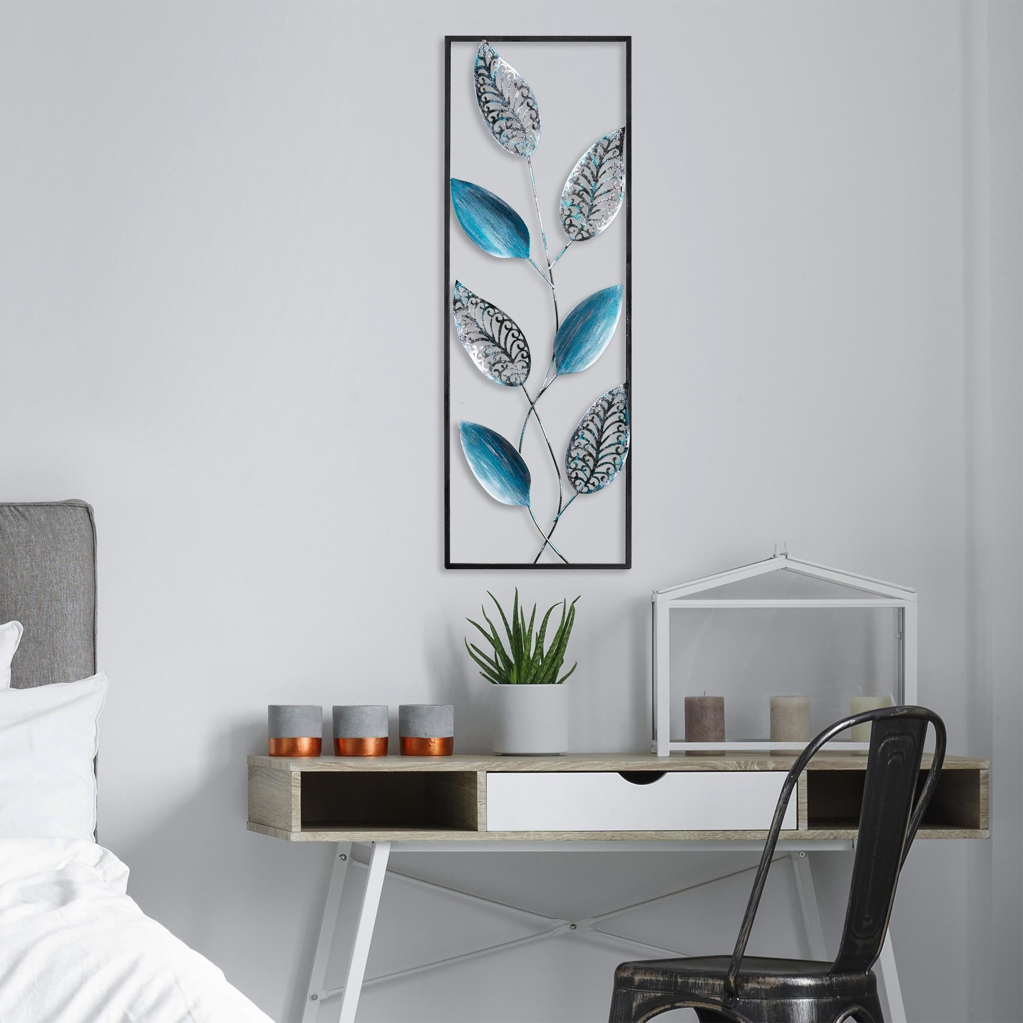 BYS-106-A Dekoratif Metal Duvar Tablosu | ByLamp