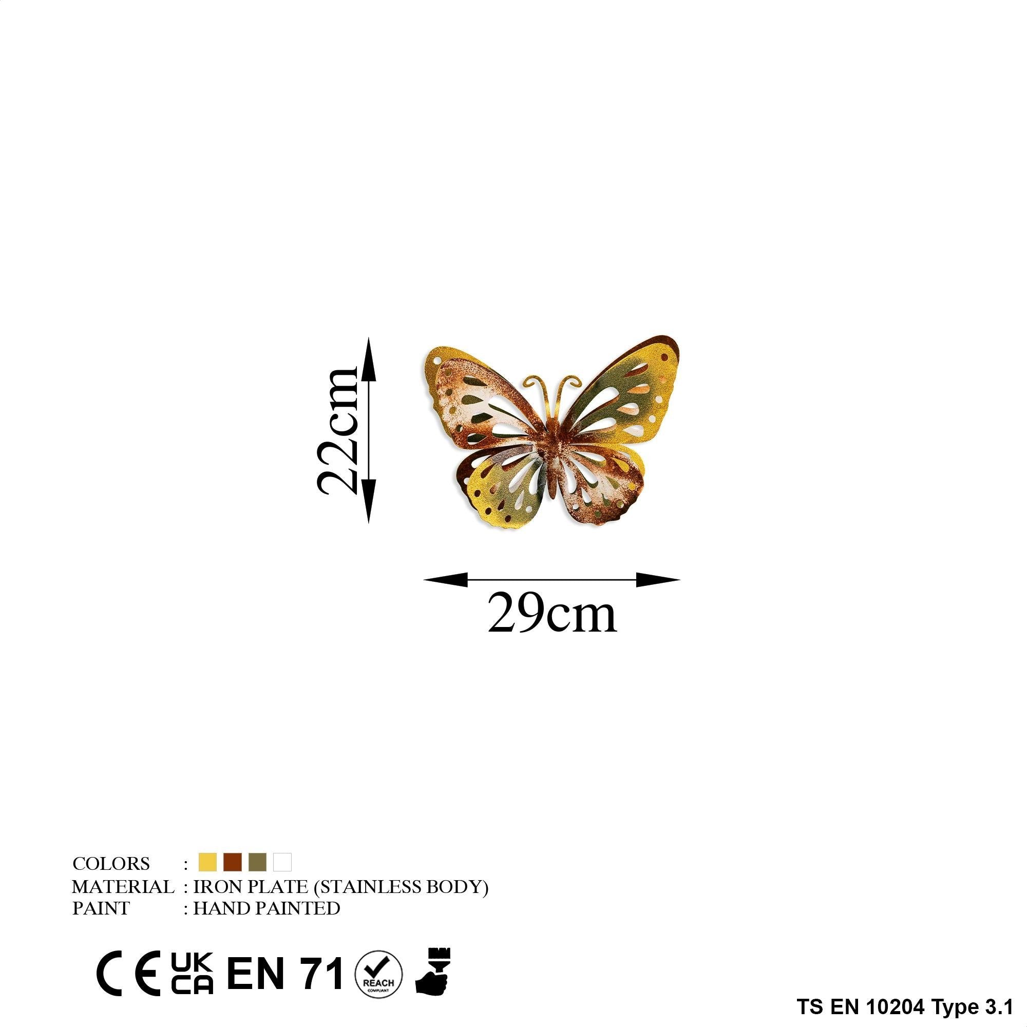 BYS-107-A Dekoratif Metal Duvar Tablosu | ByLamp