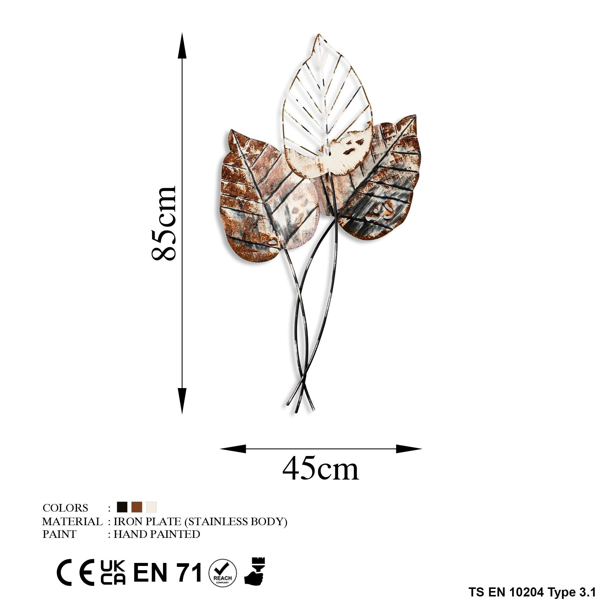 BYS-109 Dekoratif Metal Duvar Tablosu | ByLamp