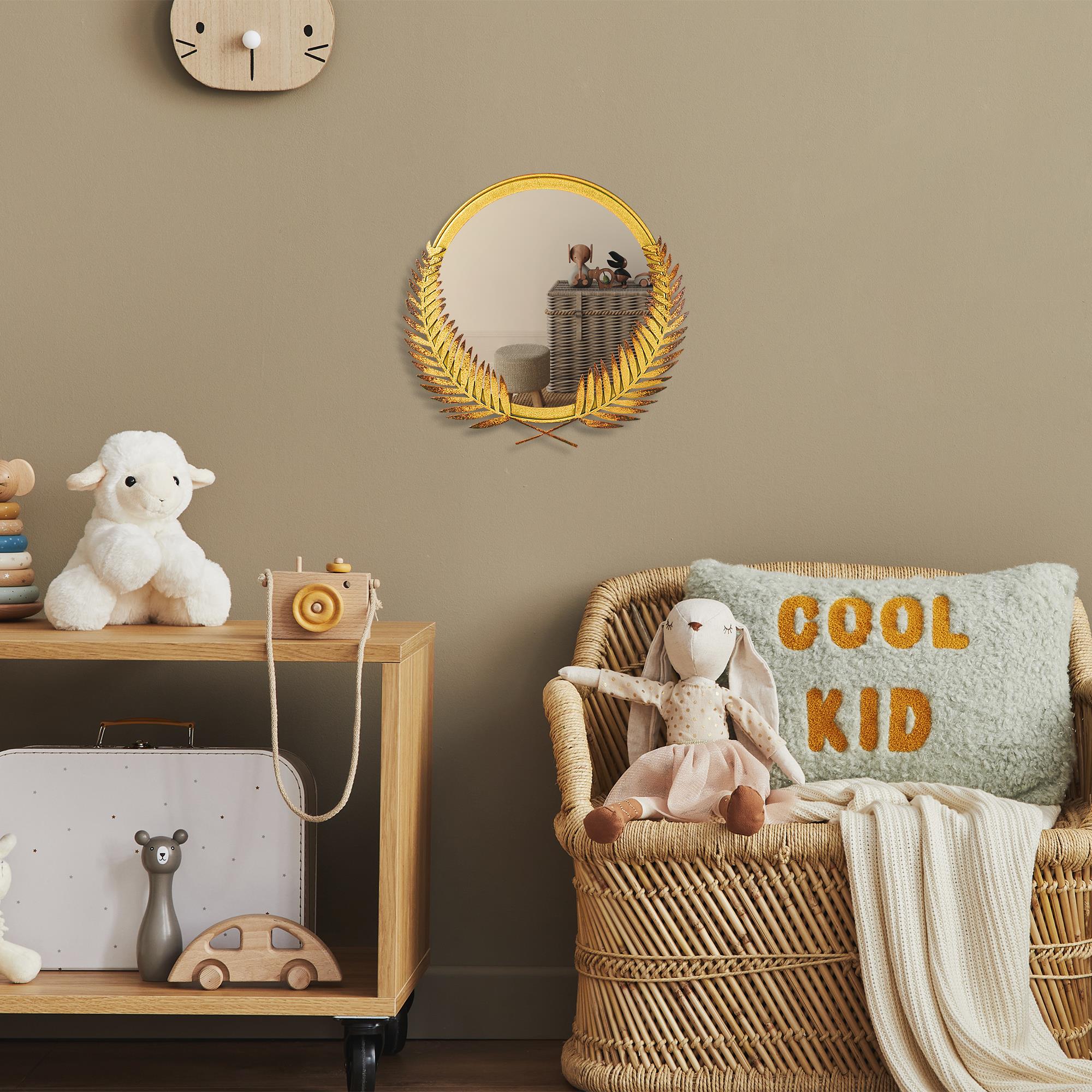 BYS-111-A Dekoratif Metal Duvar Aynası | ByLamp