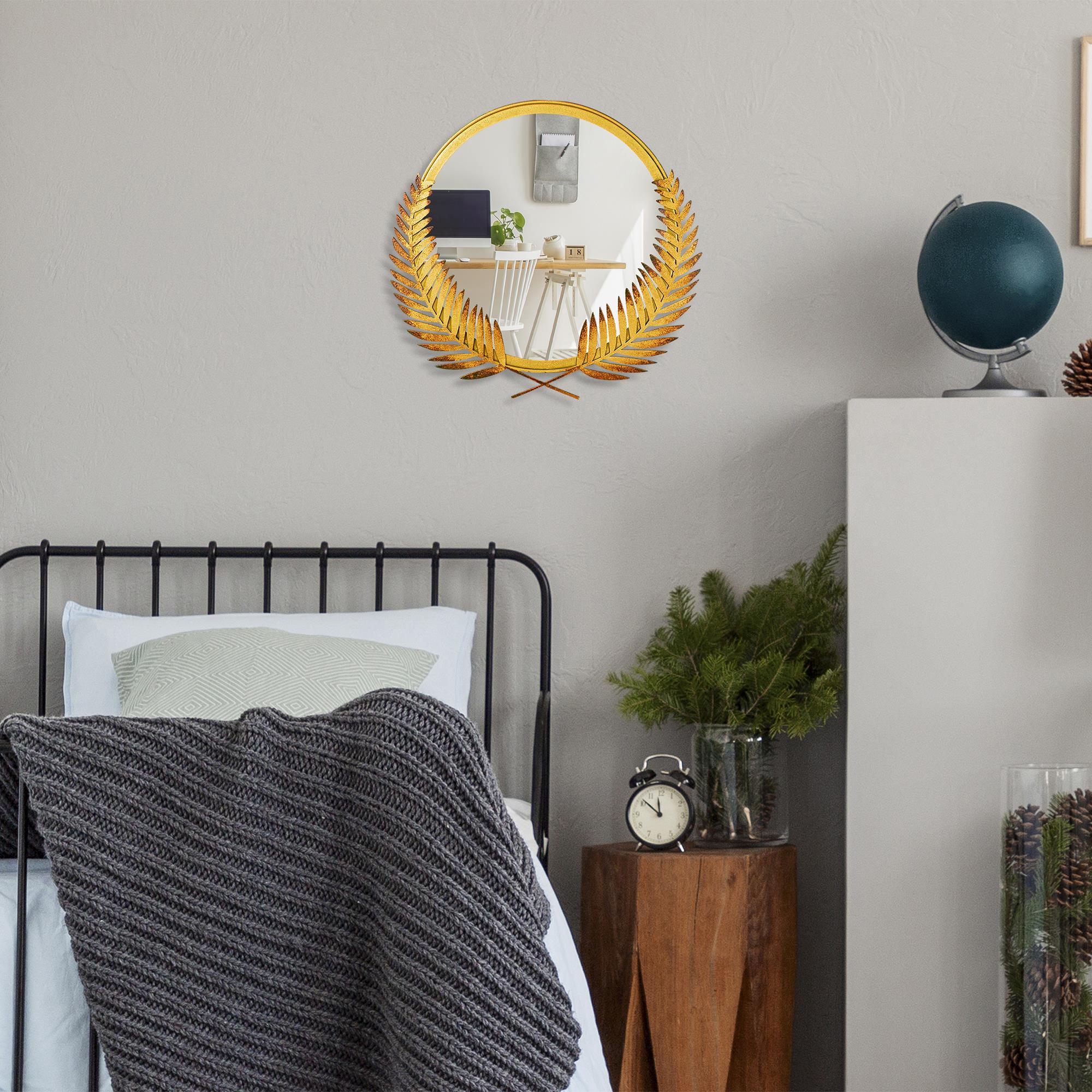 BYS-111-B Dekoratif Metal Duvar Aynası | ByLamp