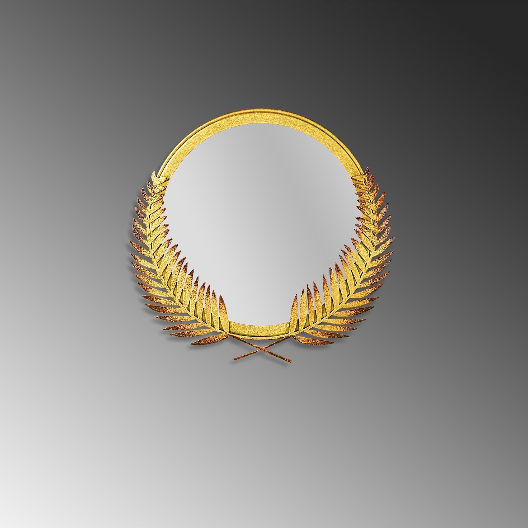 BYS-111-B Dekoratif Metal Duvar Aynası | ByLamp