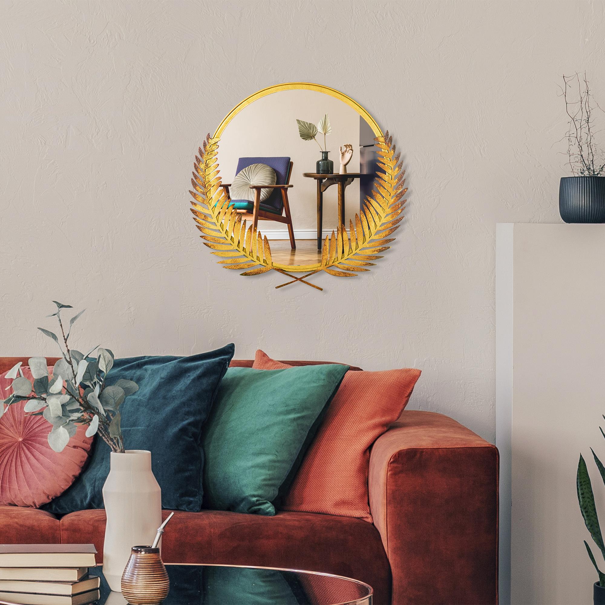 BYS-111 Dekoratif Metal Duvar Aynası | ByLamp