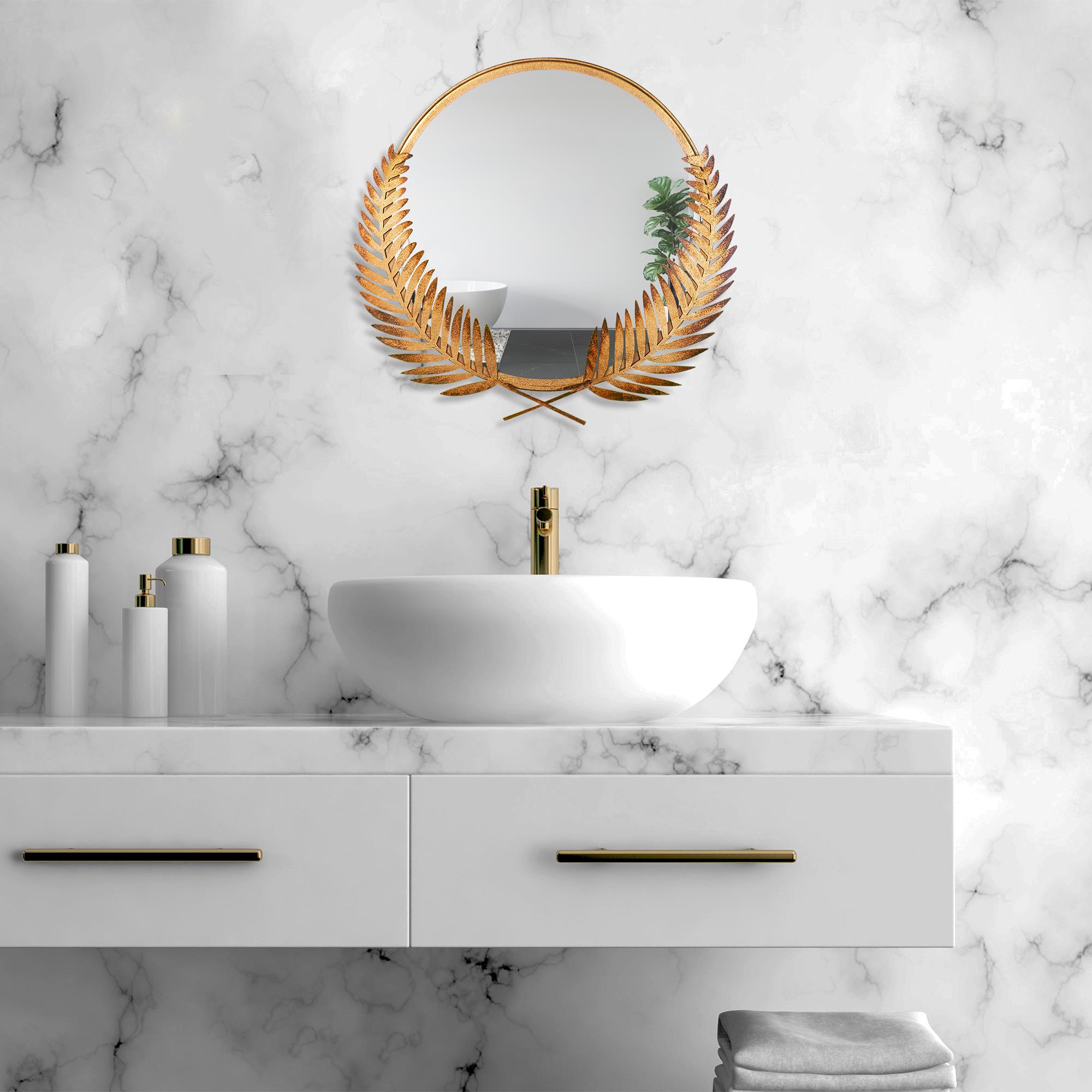 BYS-112 Dekoratif Metal Duvar Aynası | ByLamp