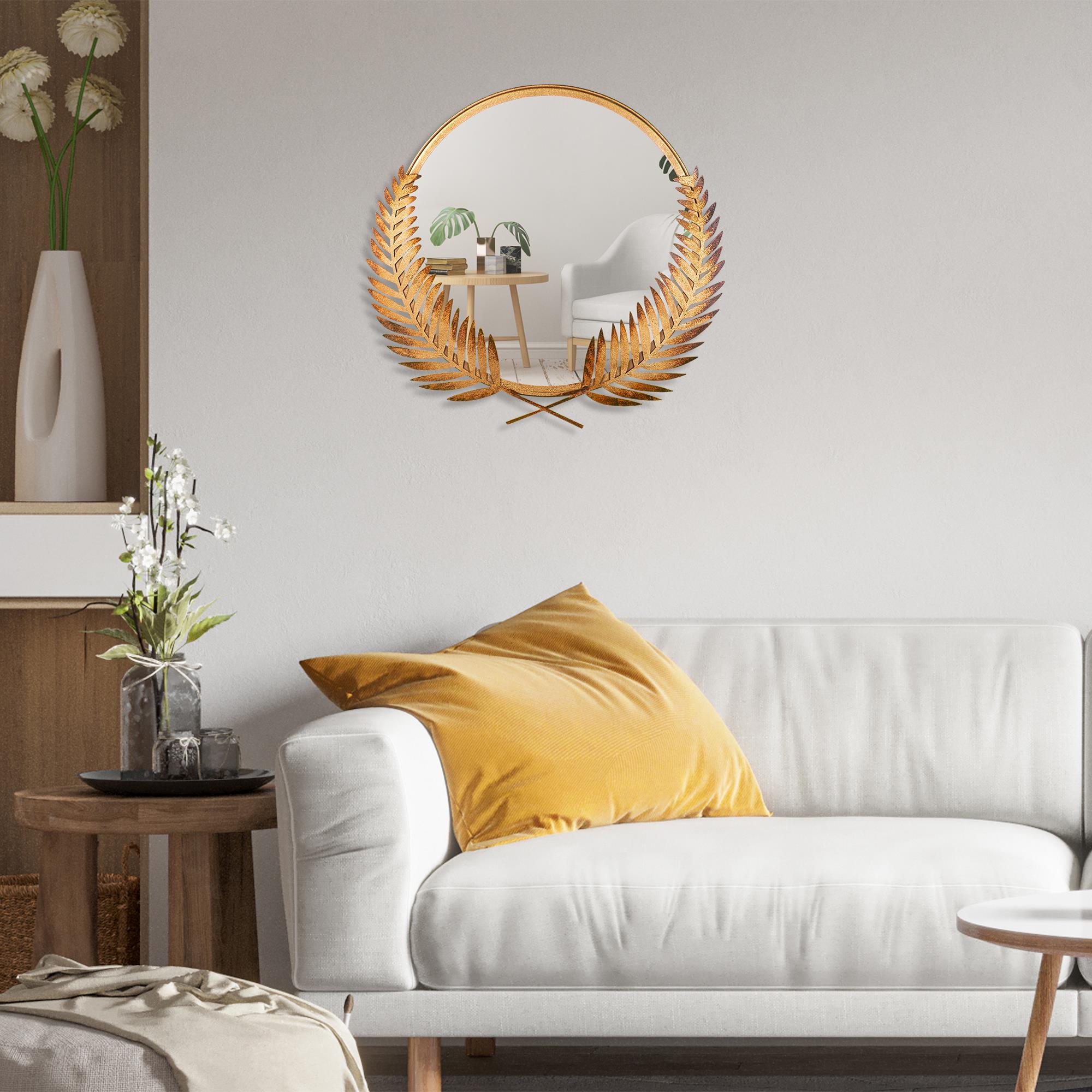 BYS-112 Dekoratif Metal Duvar Aynası | ByLamp