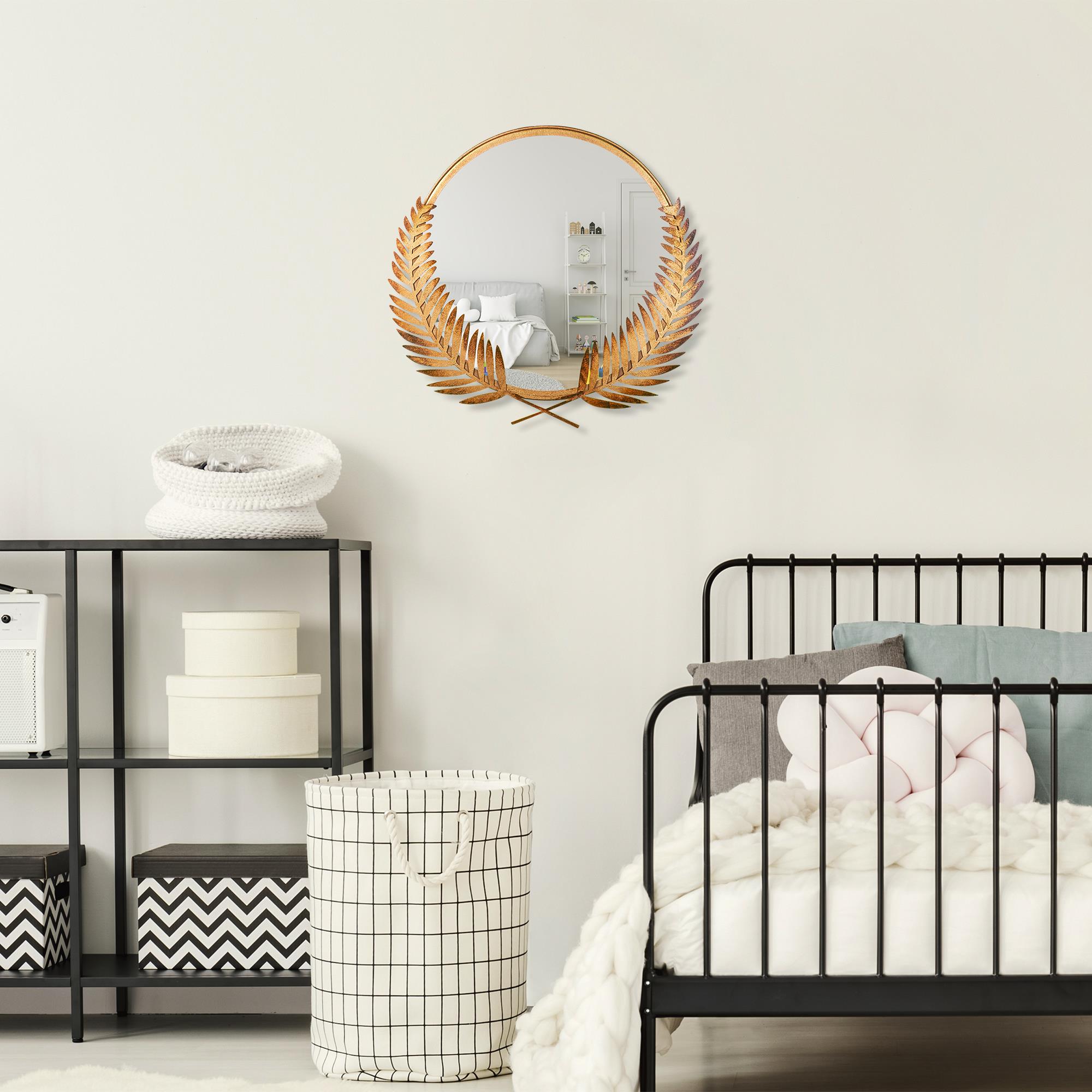 BYS-112 Dekoratif Metal Duvar Aynası | ByLamp