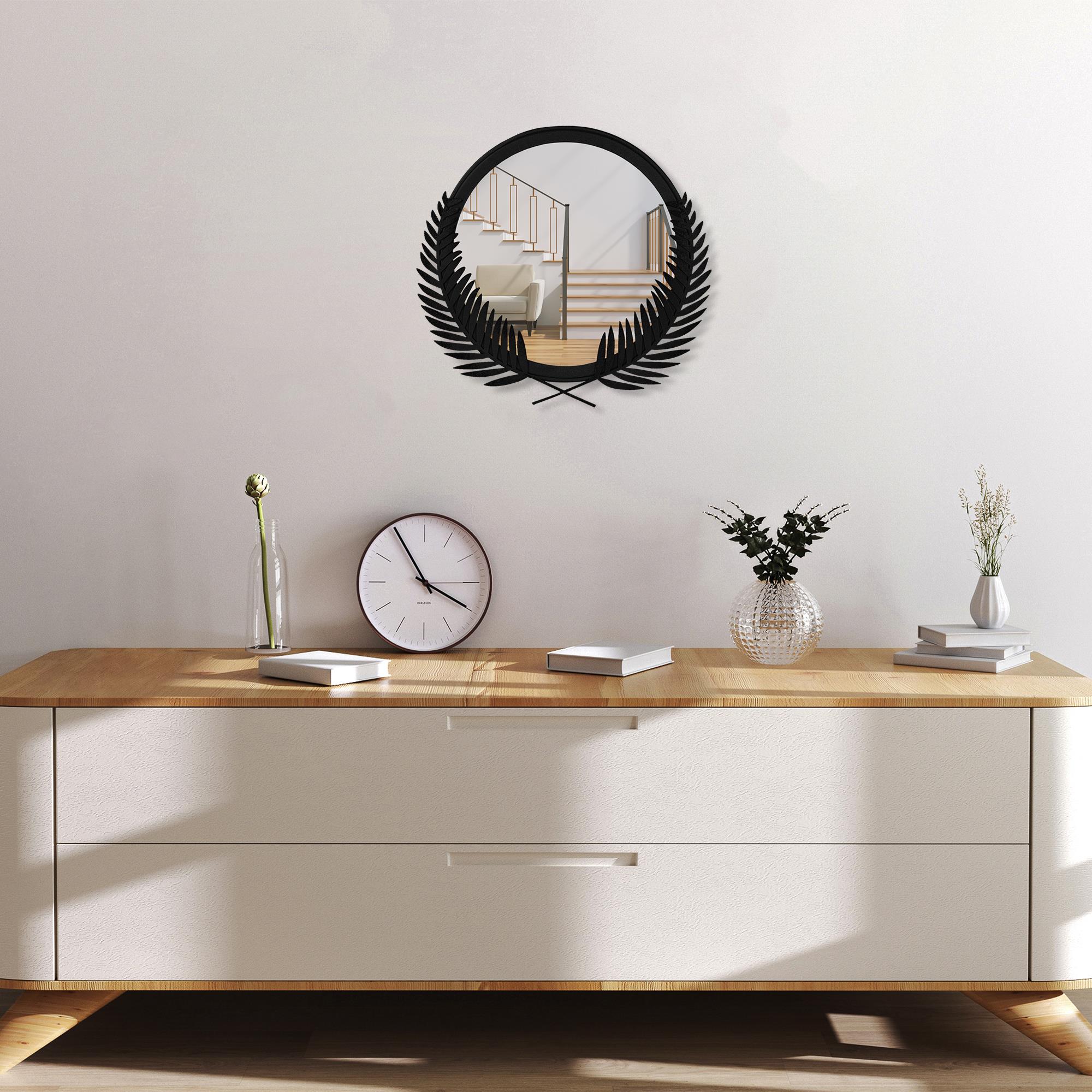 BYS-113-B Dekoratif Metal Duvar Aynası | ByLamp