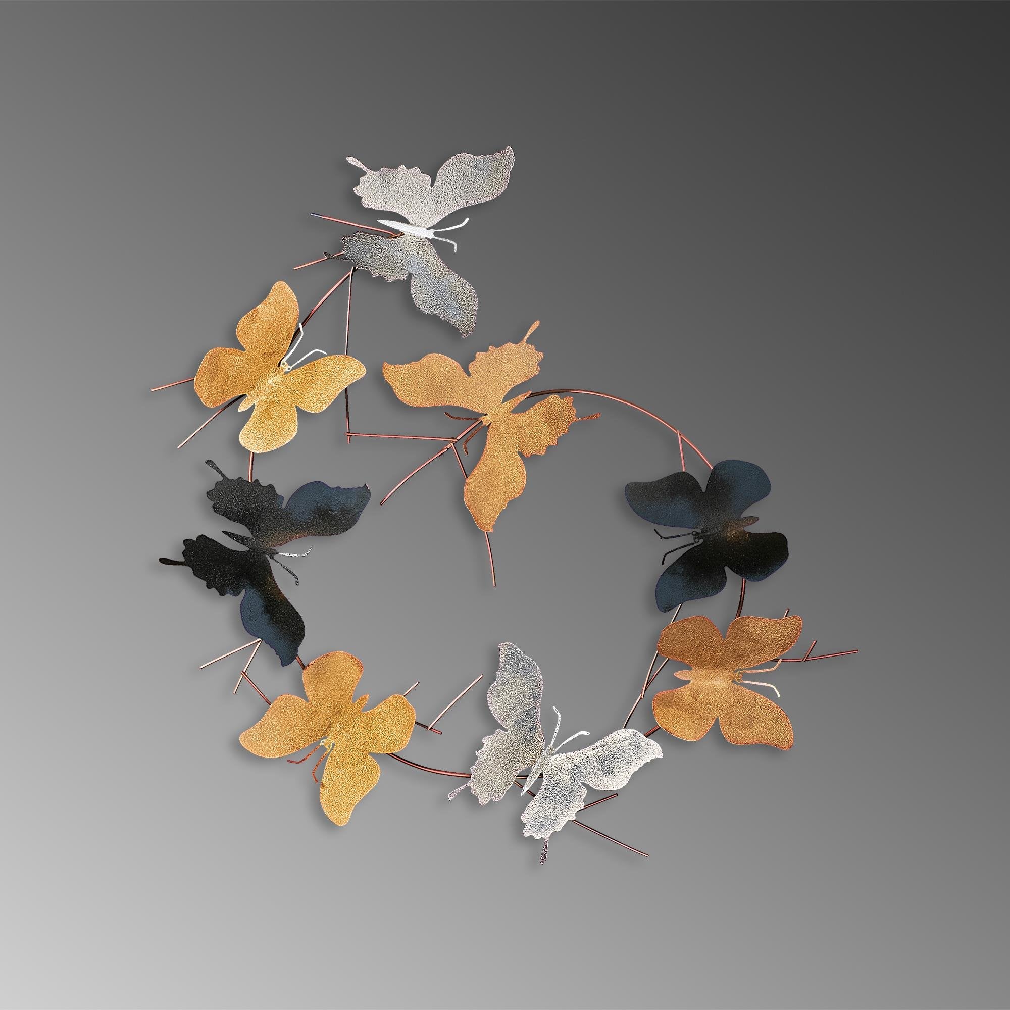 BYS-114-A Dekoratif Metal Duvar Tablosu | ByLamp