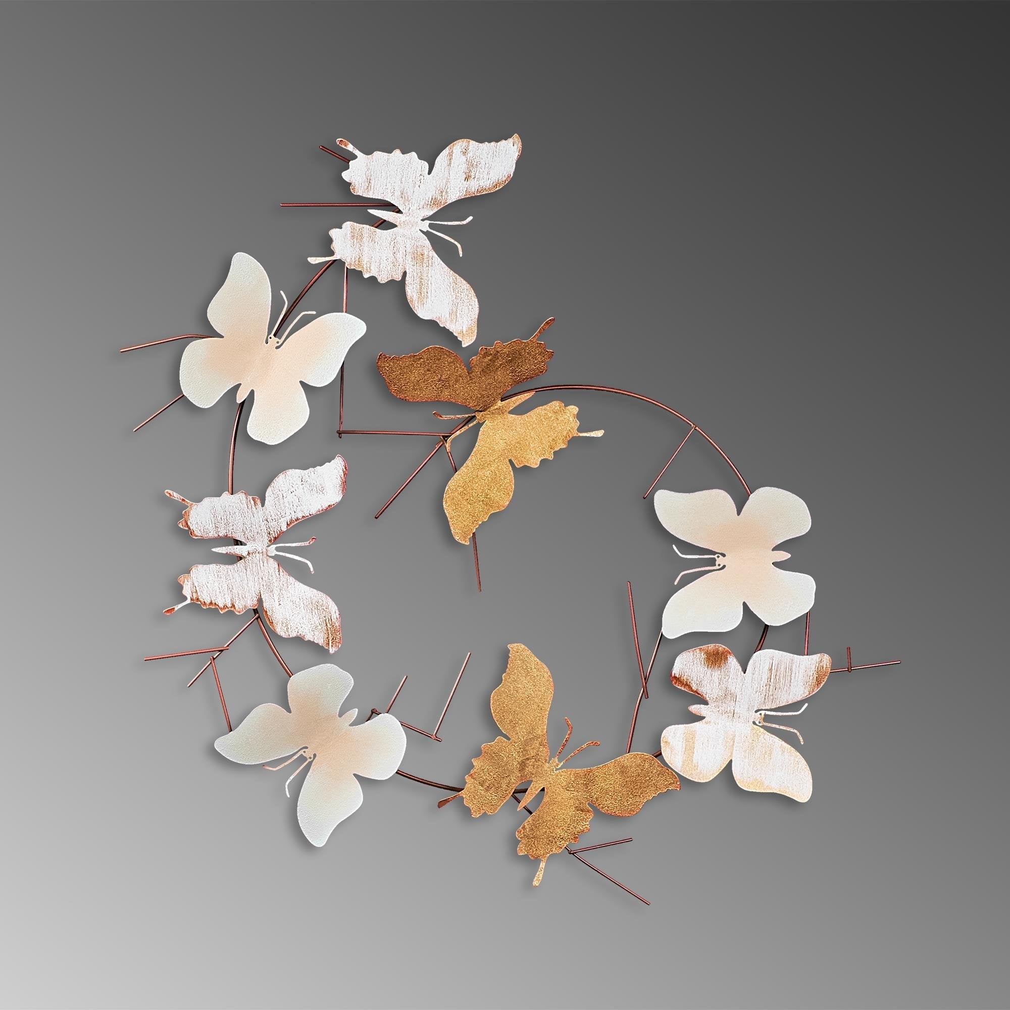 BYS-114-B Dekoratif Metal Duvar Tablosu | ByLamp