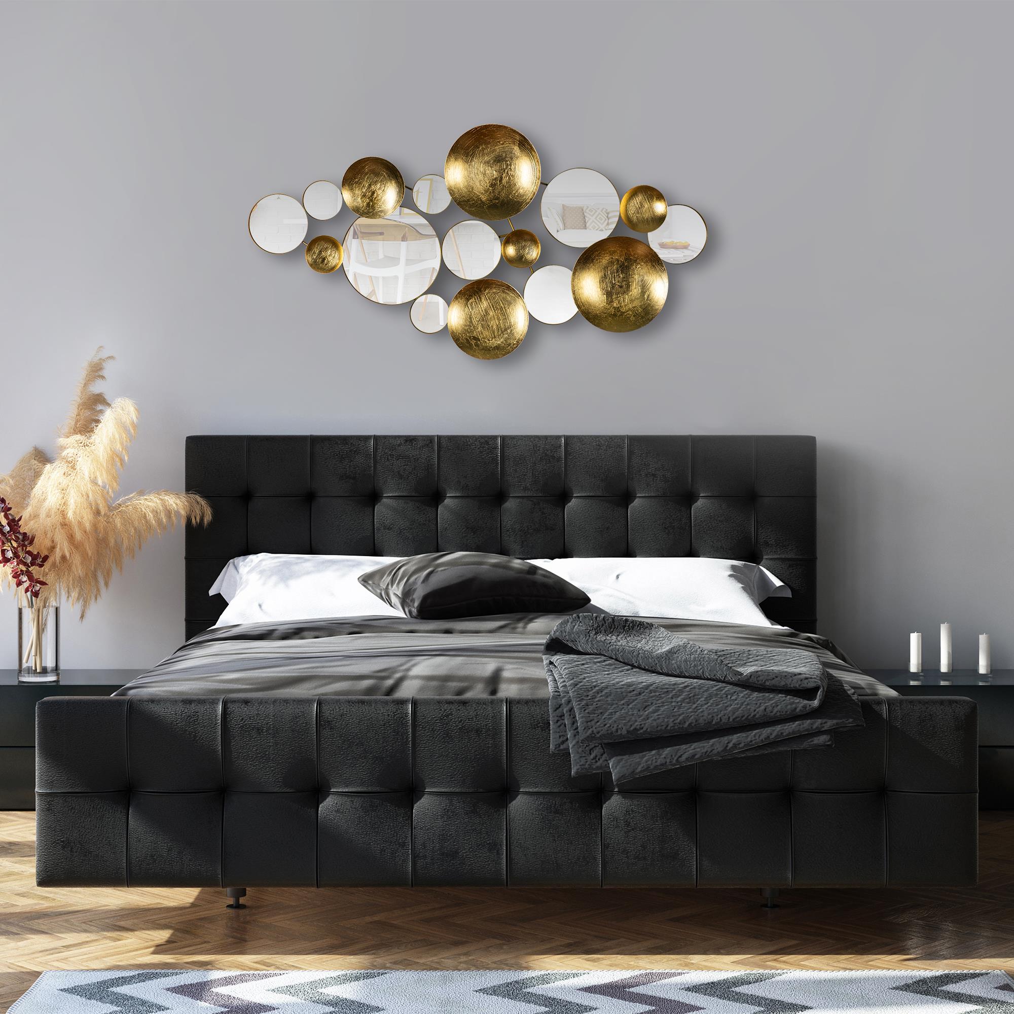 BYS-117 Dekoratif Metal Duvar Aynası | ByLamp