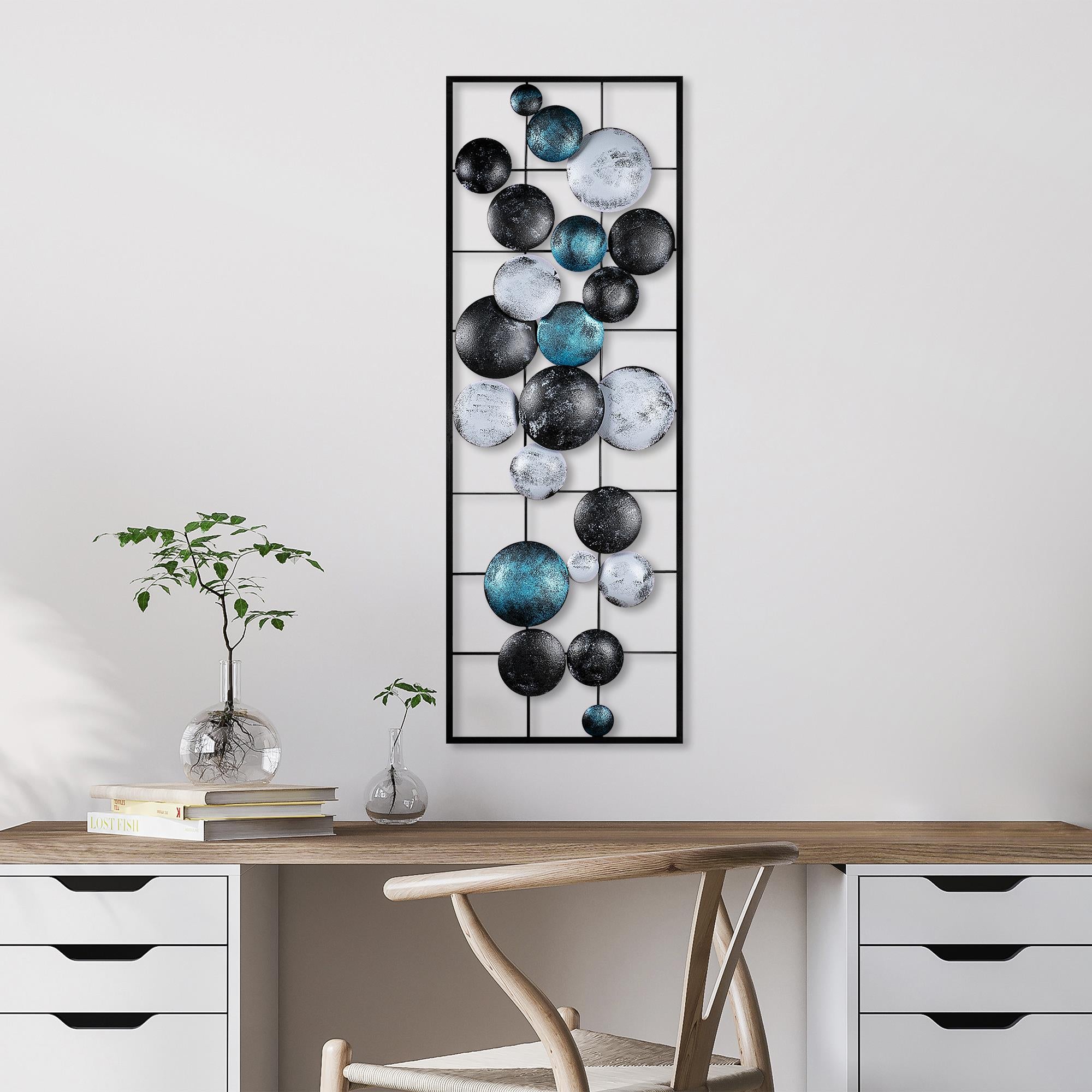 BYS-119-A Dekoratif Metal Duvar Tablosu | ByLamp