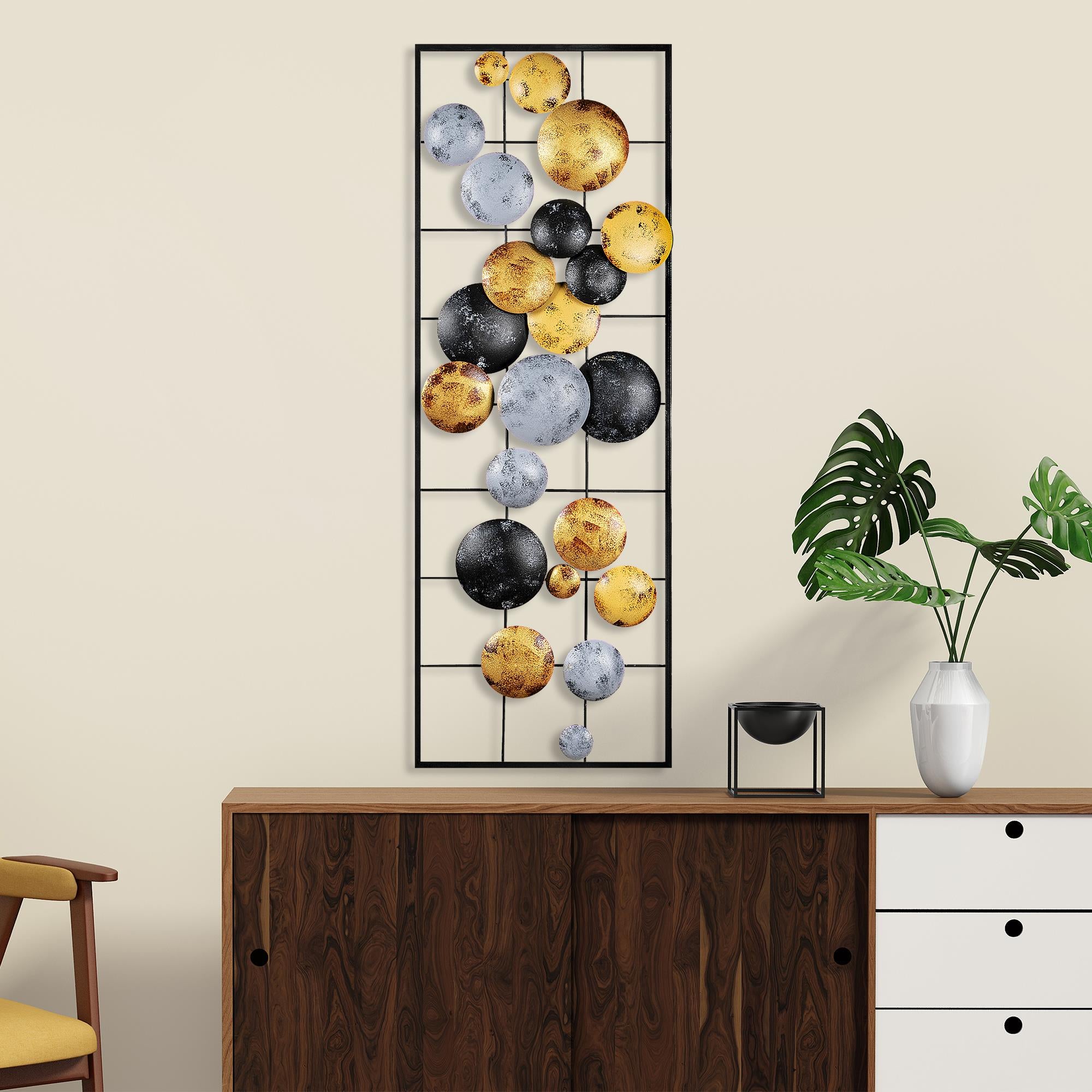 BYS-119-B Dekoratif Metal Duvar Tablosu | ByLamp