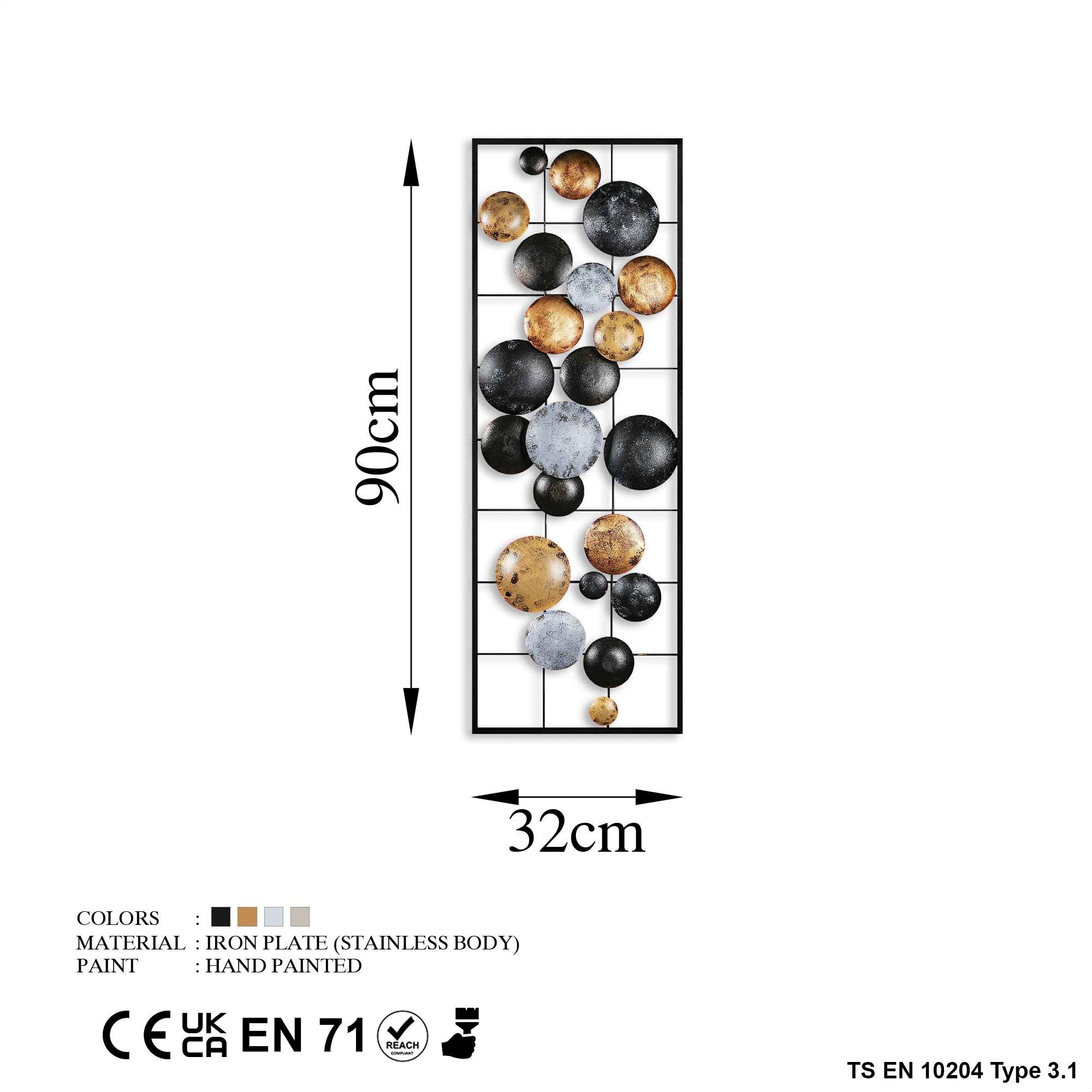 BYS-119 Dekoratif Metal Duvar Tablosu | ByLamp