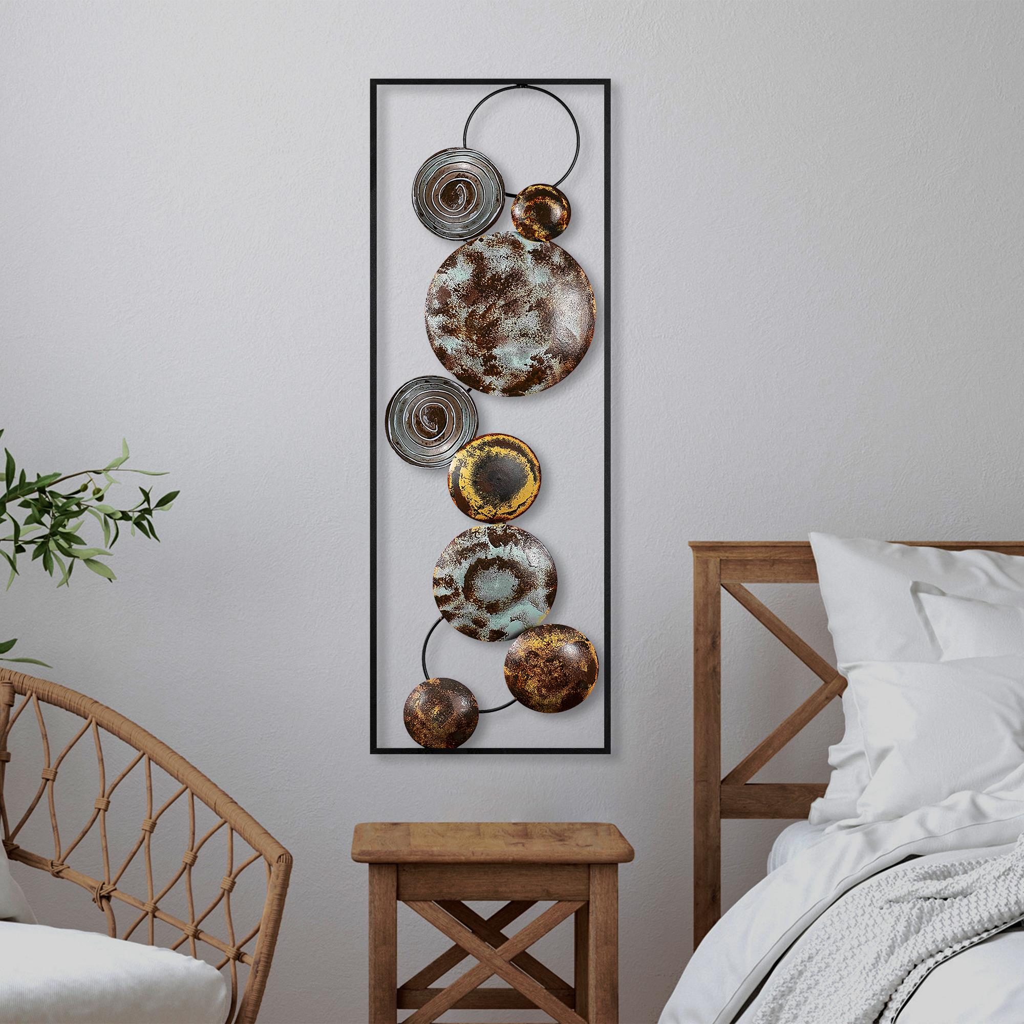 BYS-122-A Dekoratif Metal Duvar Tablosu | ByLamp