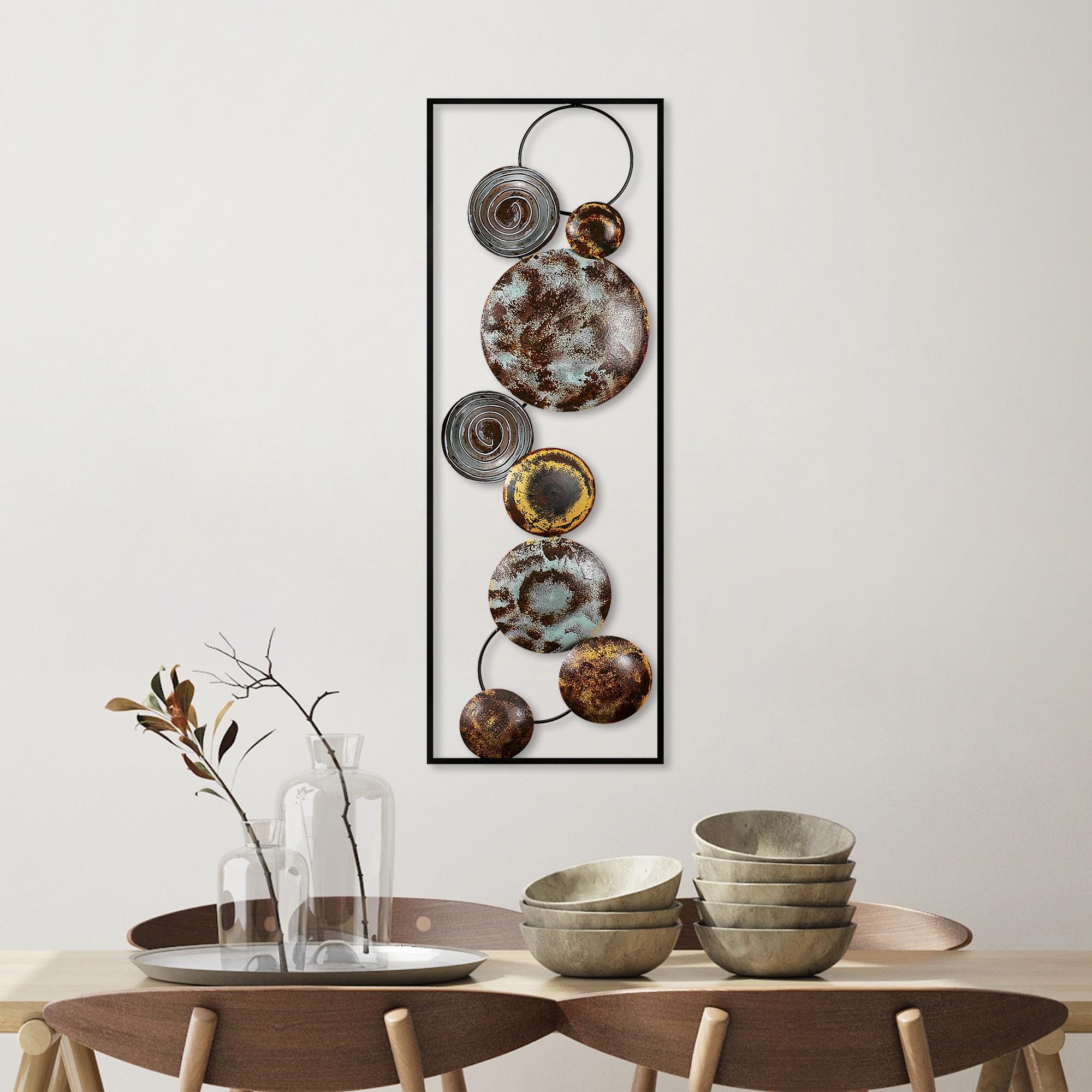 BYS-122-A Dekoratif Metal Duvar Tablosu | ByLamp