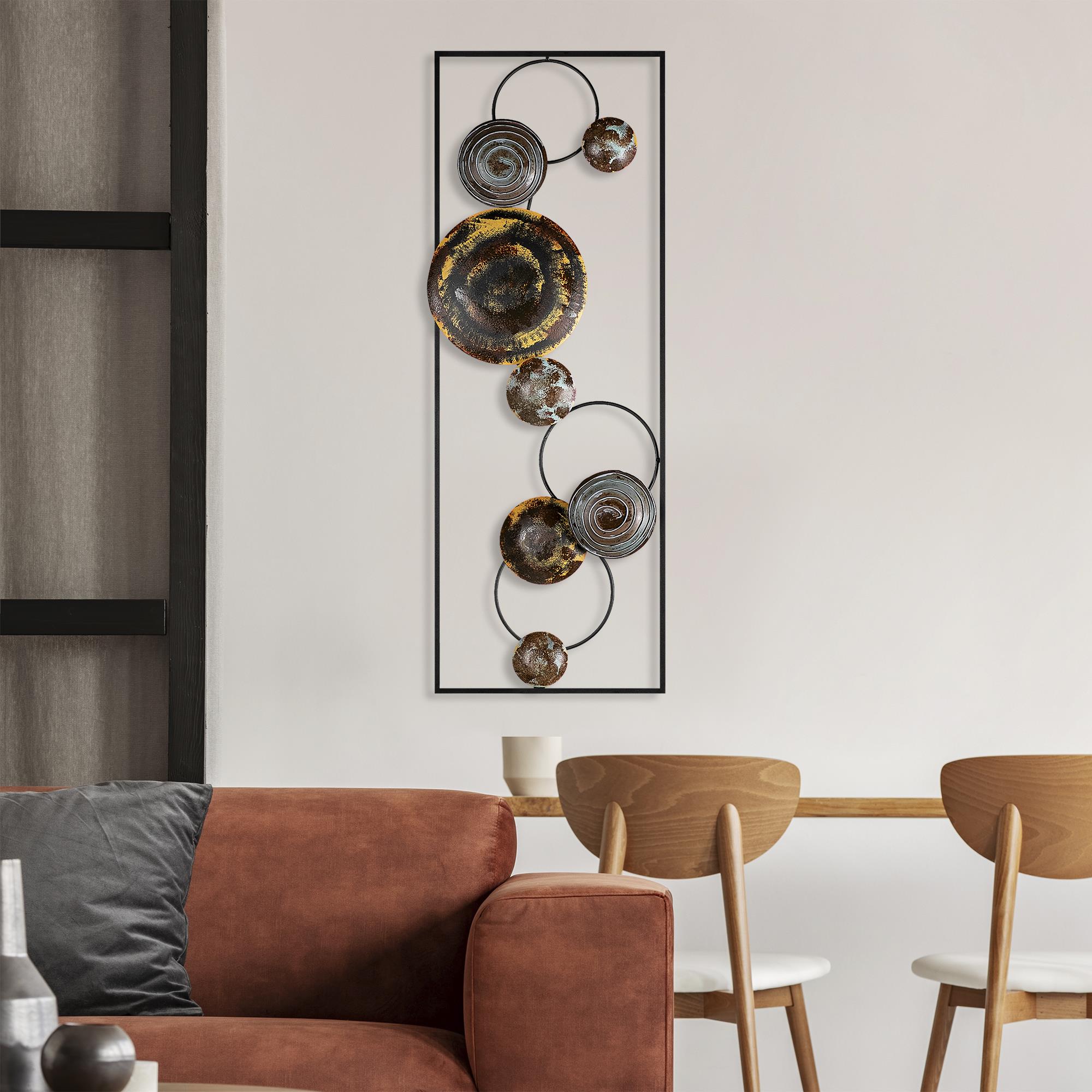 BYS-123-A Dekoratif Metal Duvar Tablosu | ByLamp