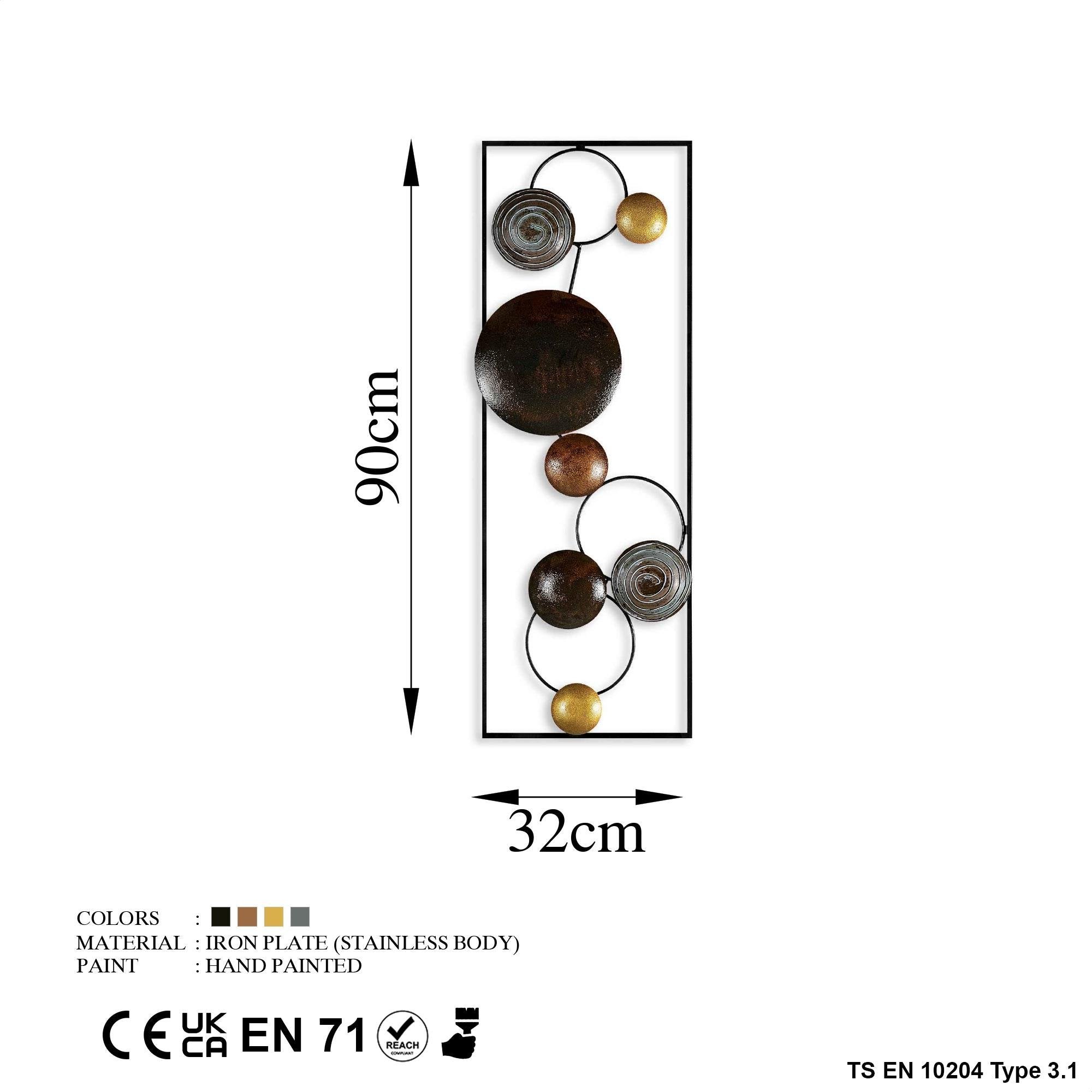 BYS-123 Dekoratif Metal Duvar Tablosu | ByLamp