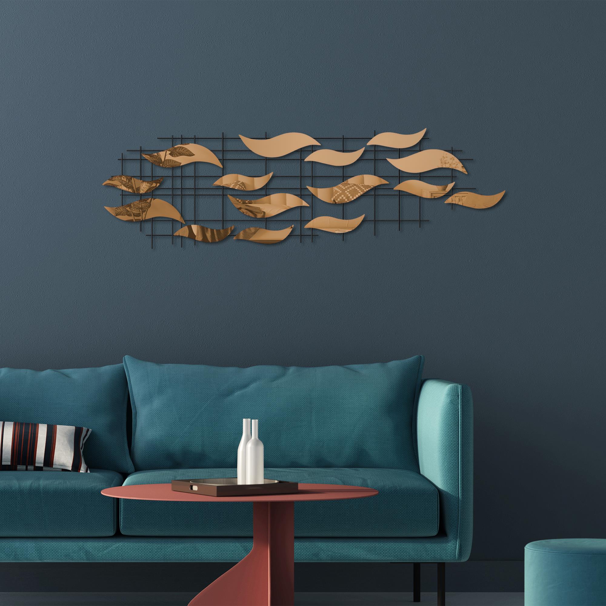 BYS-125-A Dekoratif Metal Duvar Tablosu | ByLamp