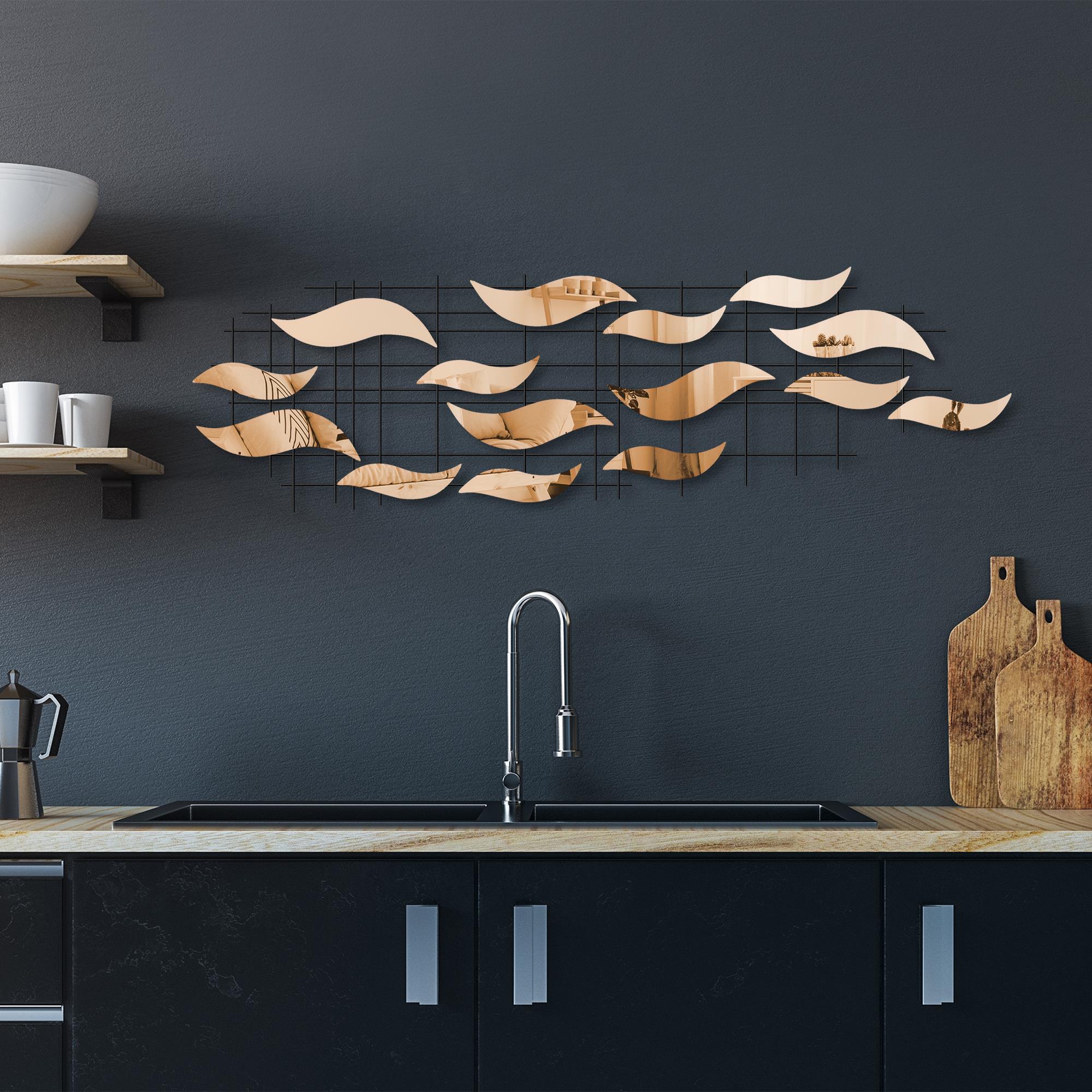 BYS-125-A Dekoratif Metal Duvar Tablosu | ByLamp