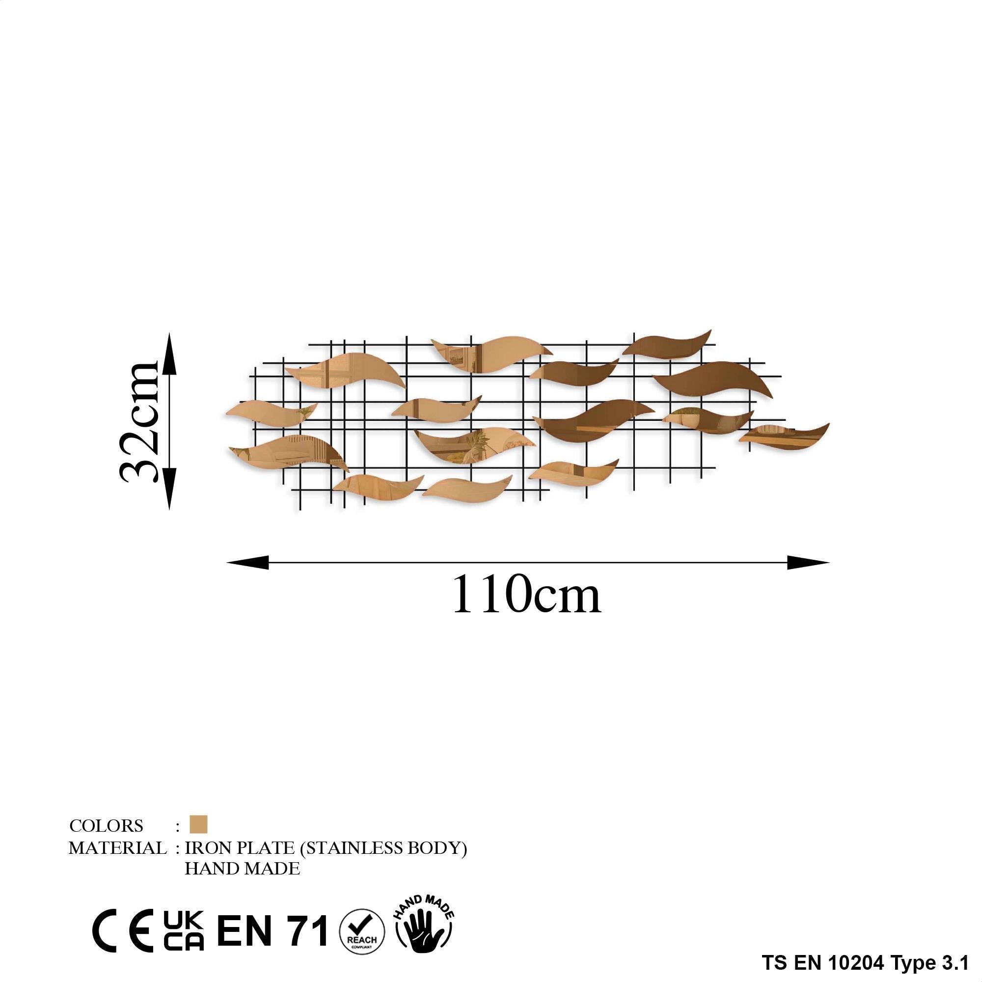 BYS-125-A Dekoratif Metal Duvar Tablosu | ByLamp