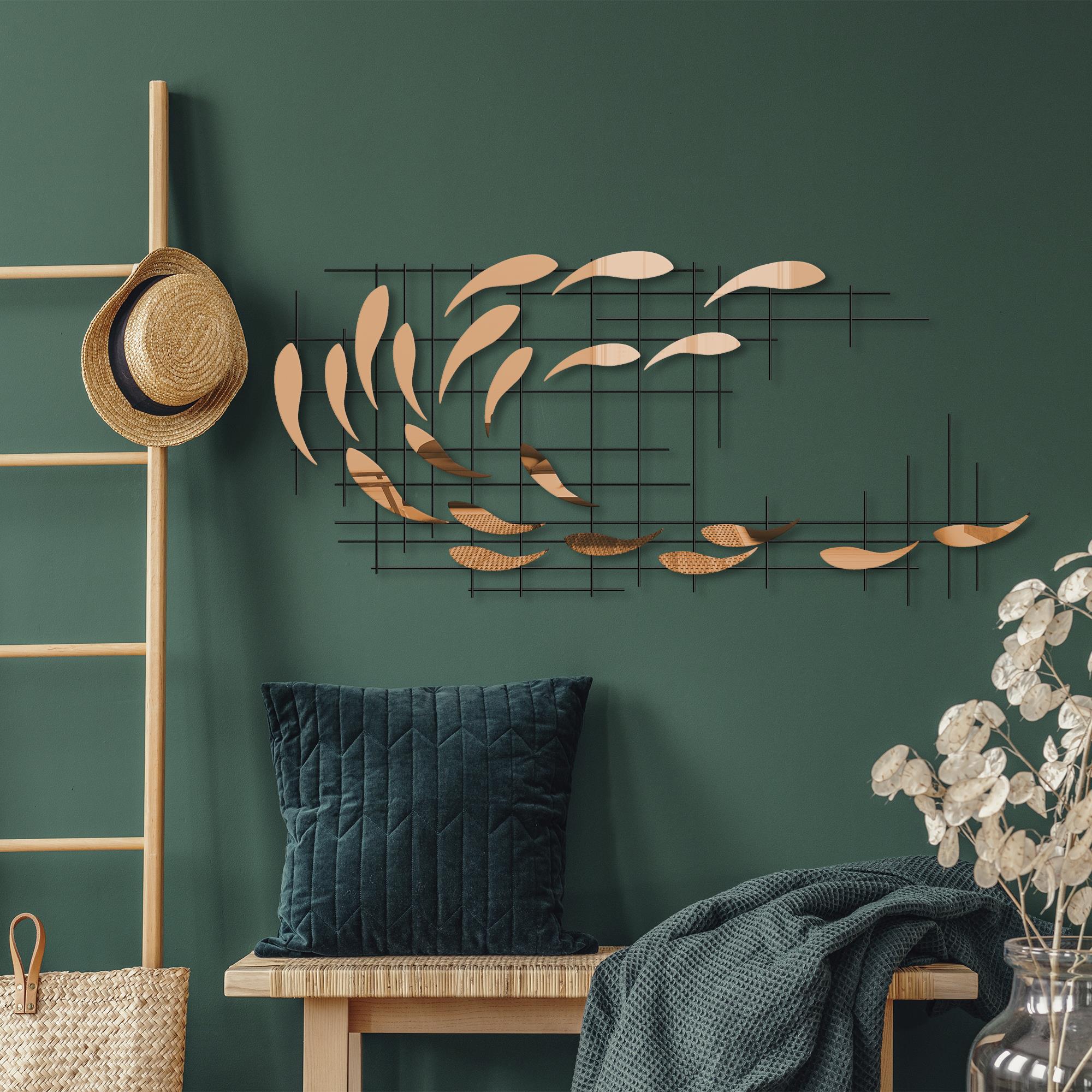 BYS-126-A Dekoratif Metal Duvar Tablosu | ByLamp