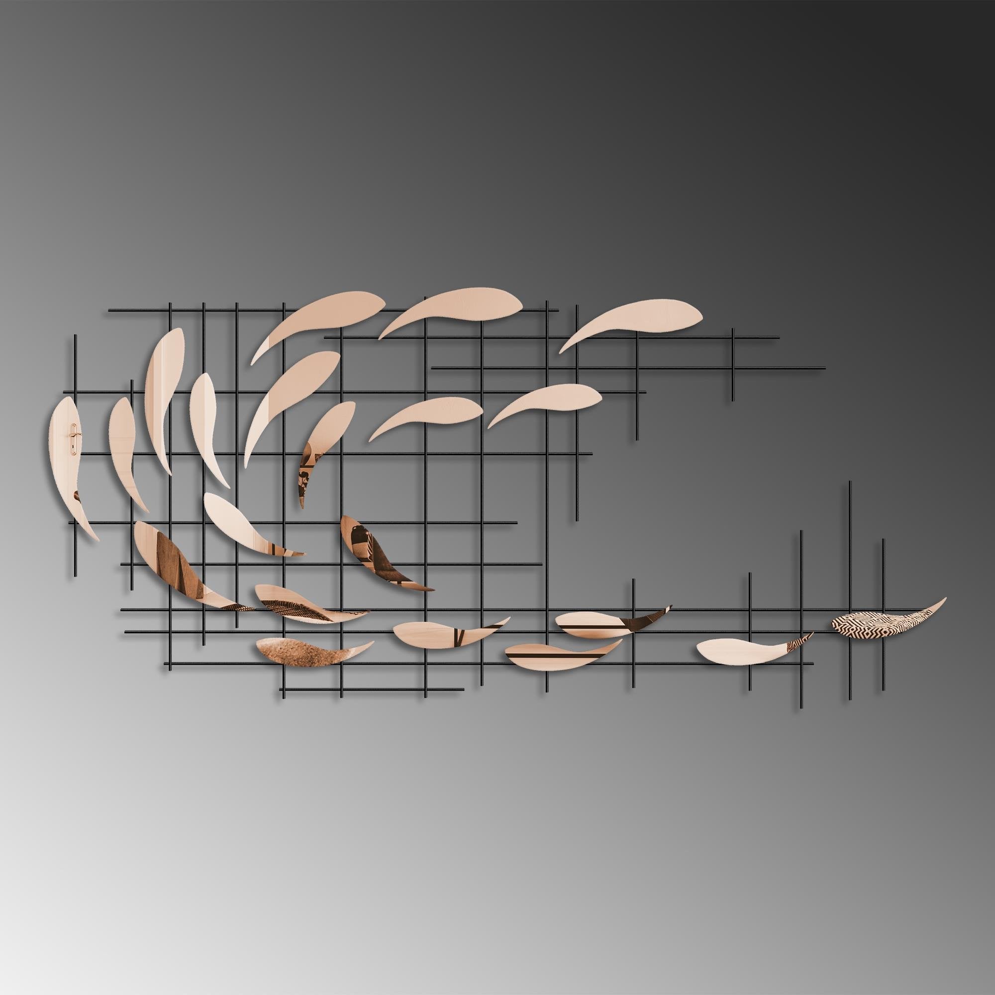 BYS-126-A Dekoratif Metal Duvar Tablosu | ByLamp