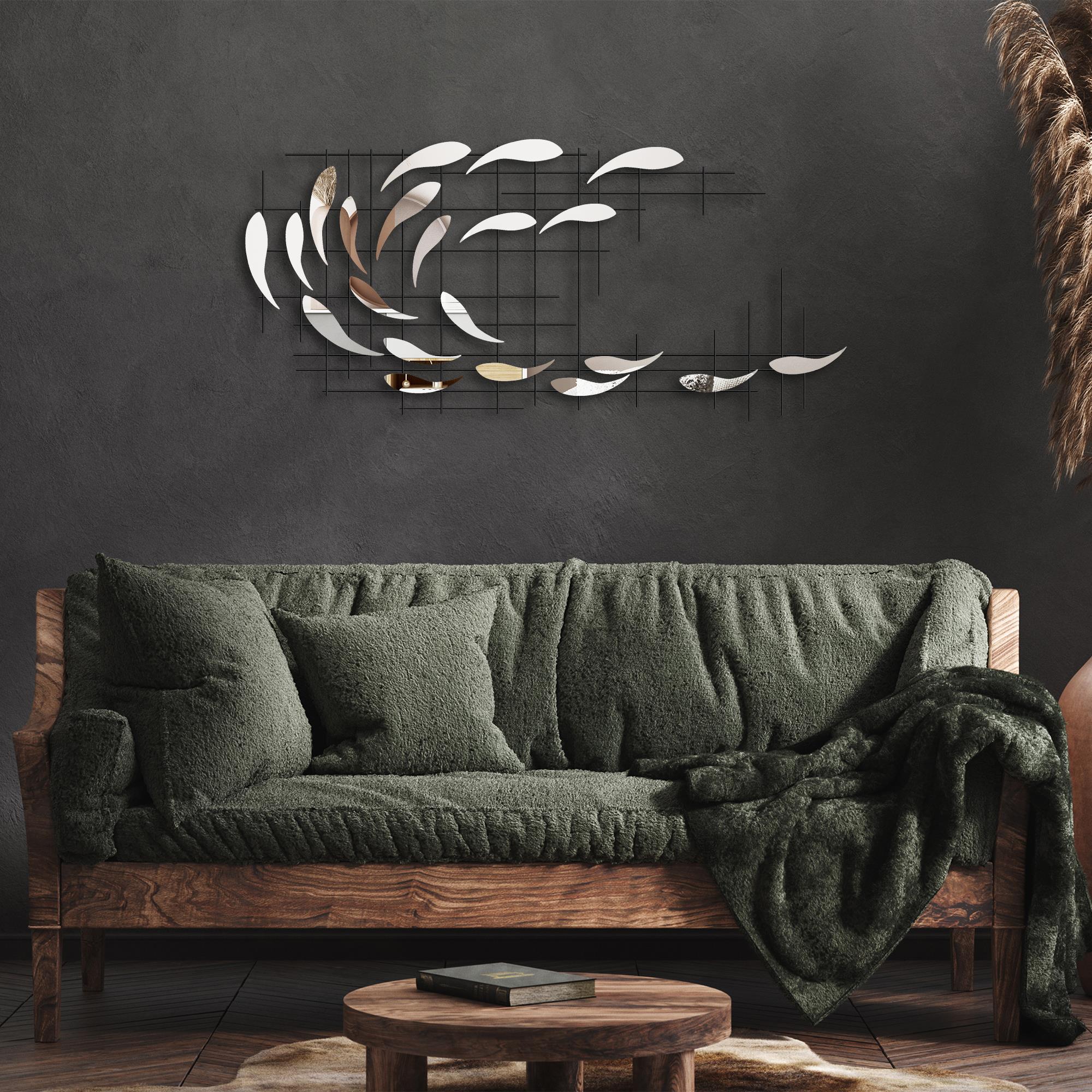 BYS-126-B Dekoratif Metal Duvar Tablosu | ByLamp