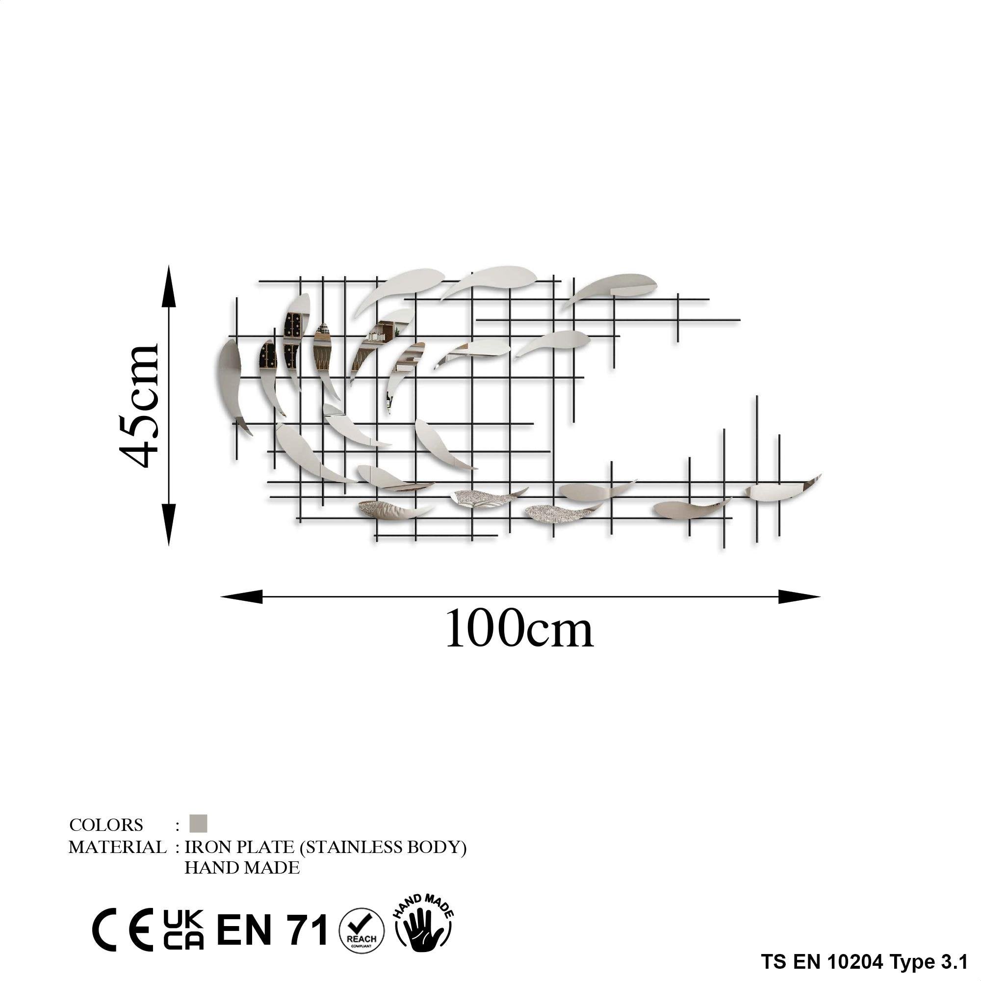 BYS-126-B Dekoratif Metal Duvar Tablosu | ByLamp