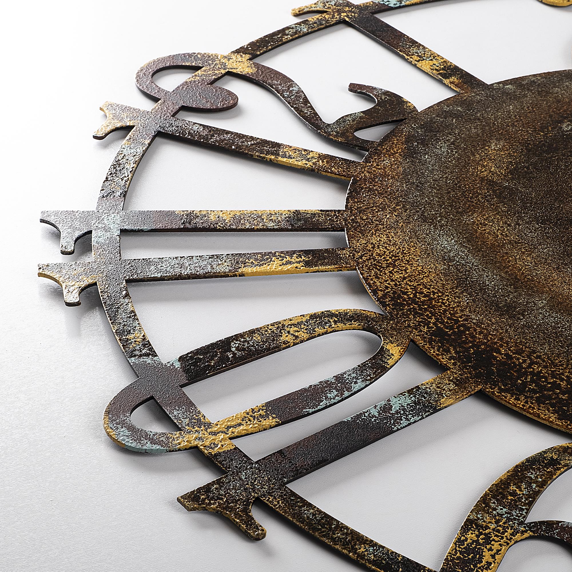 BYS-128-A Dekoratif Metal Duvar Saati | ByLamp