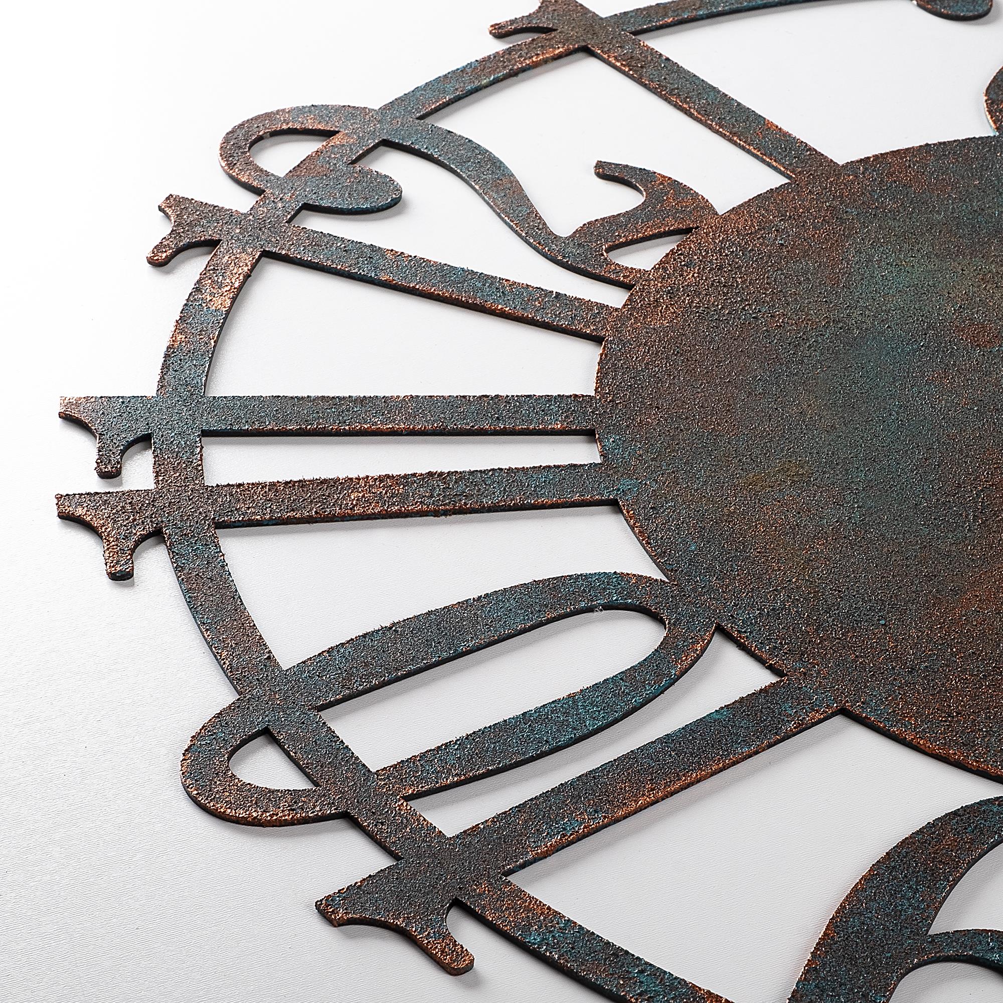 BYS-128-C Dekoratif Metal Duvar Saati | ByLamp