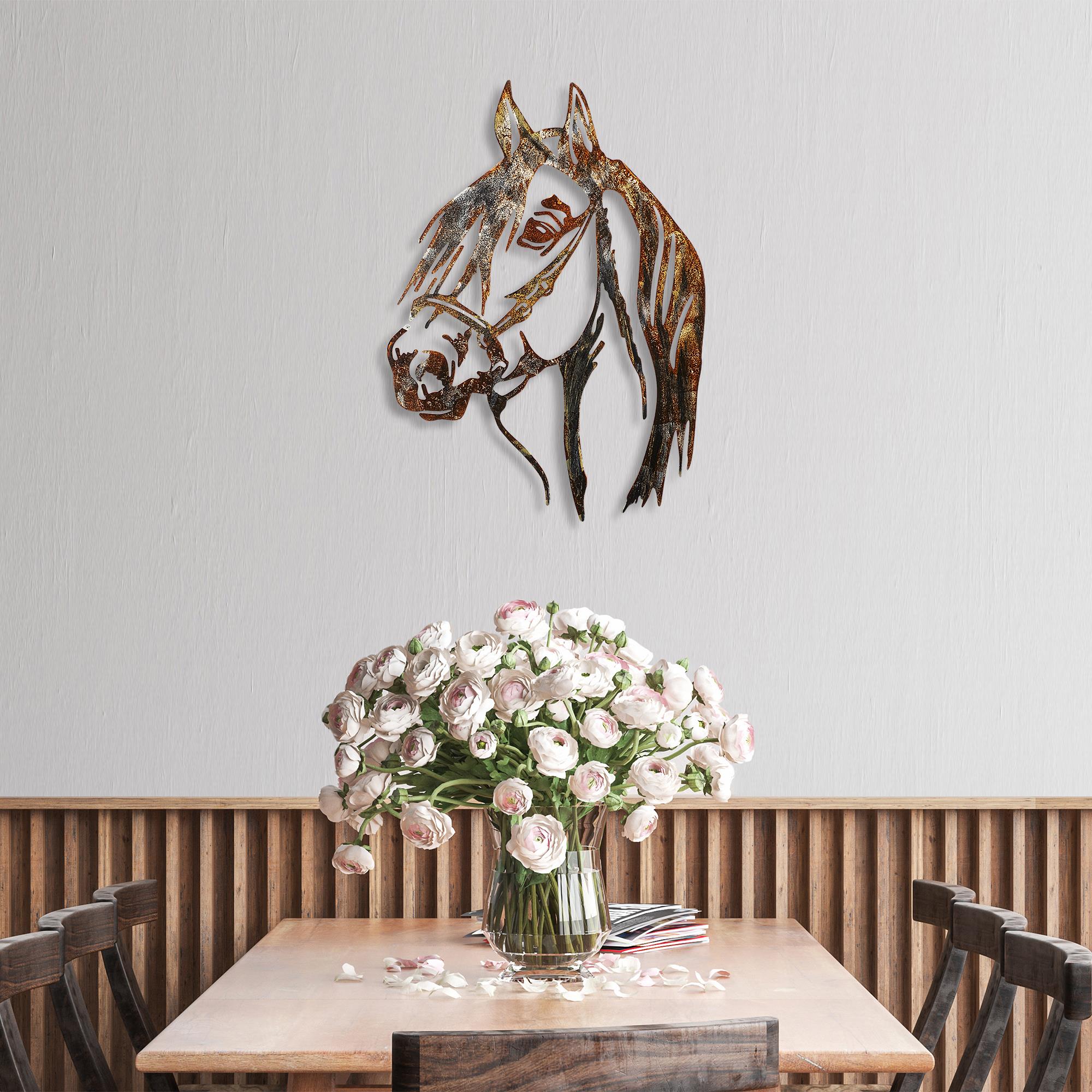 BYS-129-C Dekoratif Metal Duvar Tablosu | ByLamp