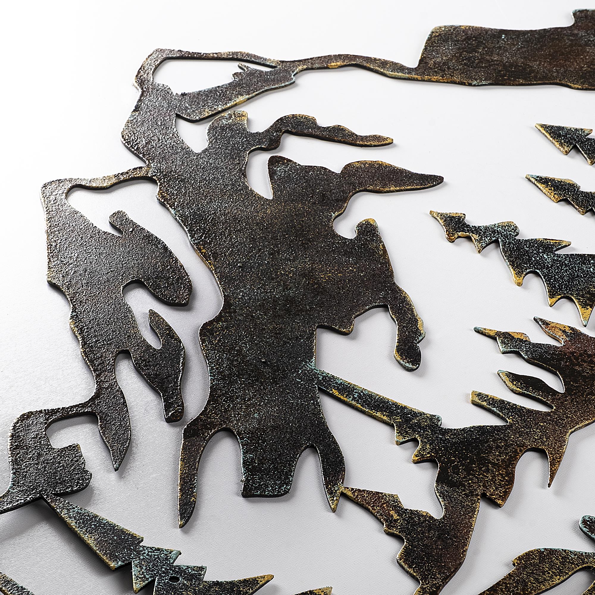 BYS-131-A Dekoratif Metal Duvar Tablosu | ByLamp