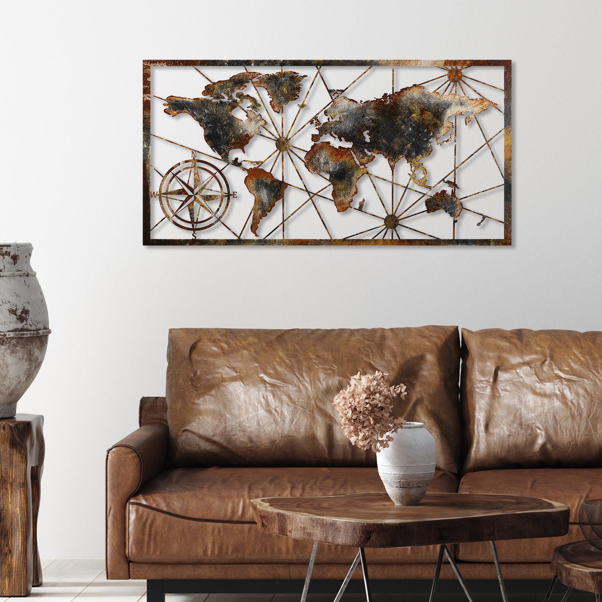 BYS-132-C Dekoratif Metal Duvar Tablosu | ByLamp