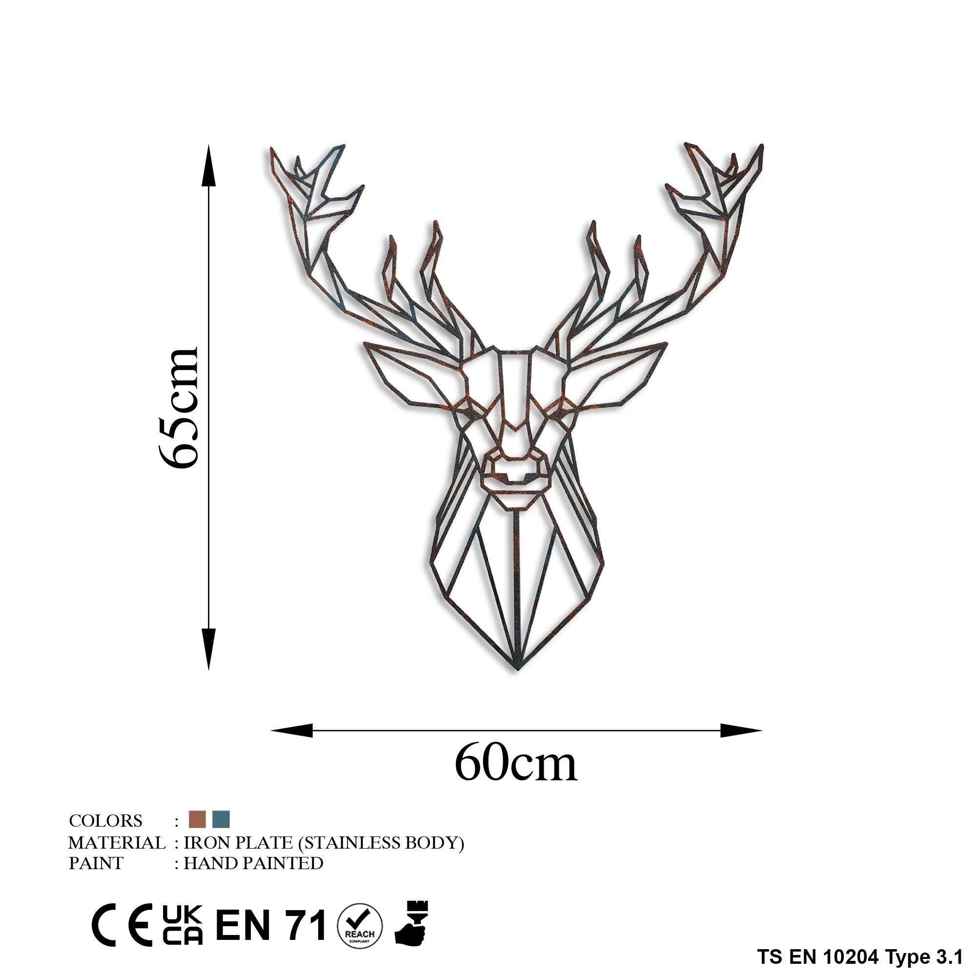 BYS-134-B Dekoratif Metal Duvar Tablosu | ByLamp