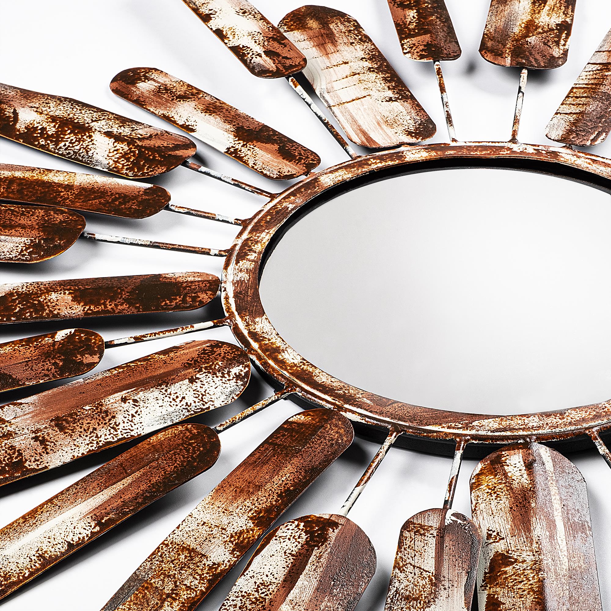 BYS-135-A Dekoratif Metal Duvar Aynası | ByLamp