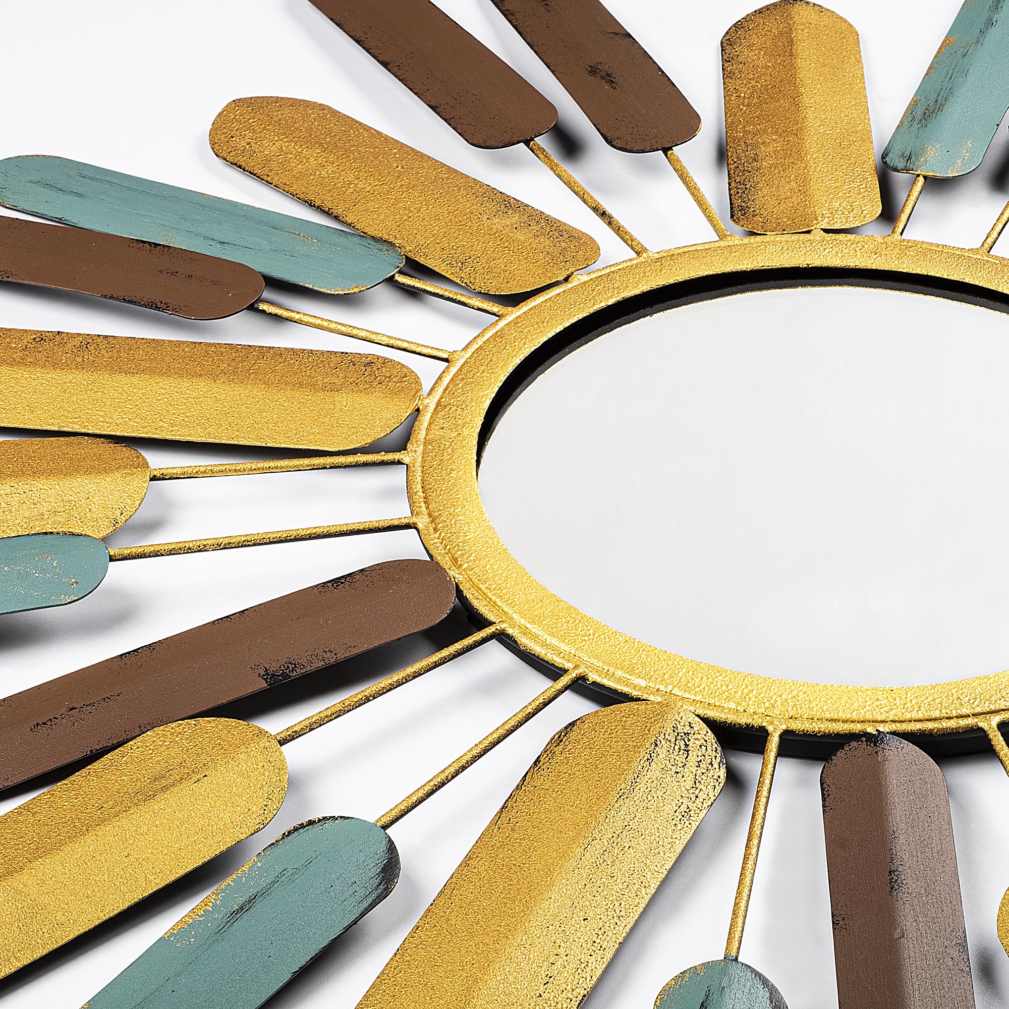 BYS-135 Dekoratif Metal Duvar Aynası | ByLamp