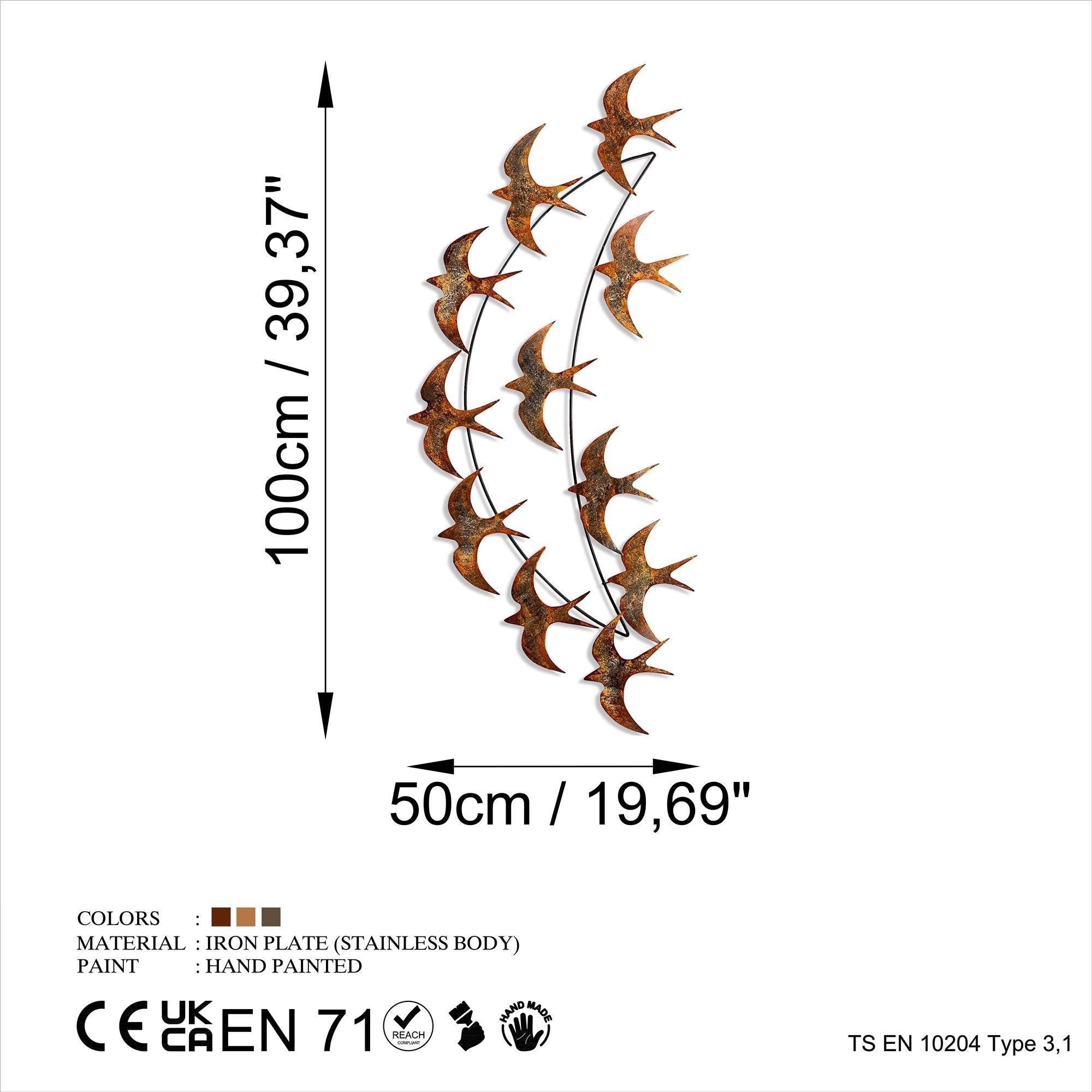 BYS-142 Dekoratif Metal Duvar Tablosu | ByLamp