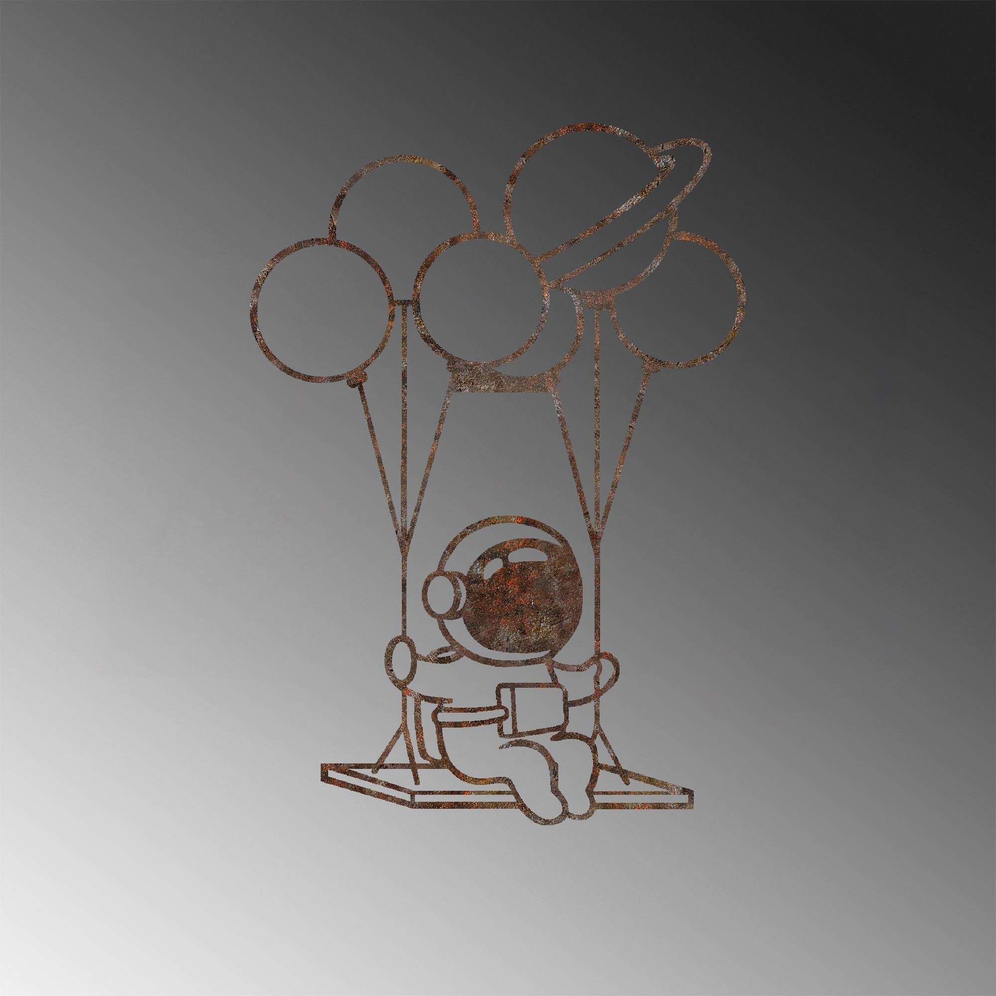 BYS-179 Dekoratif Metal Duvar Tablosu | ByLamp