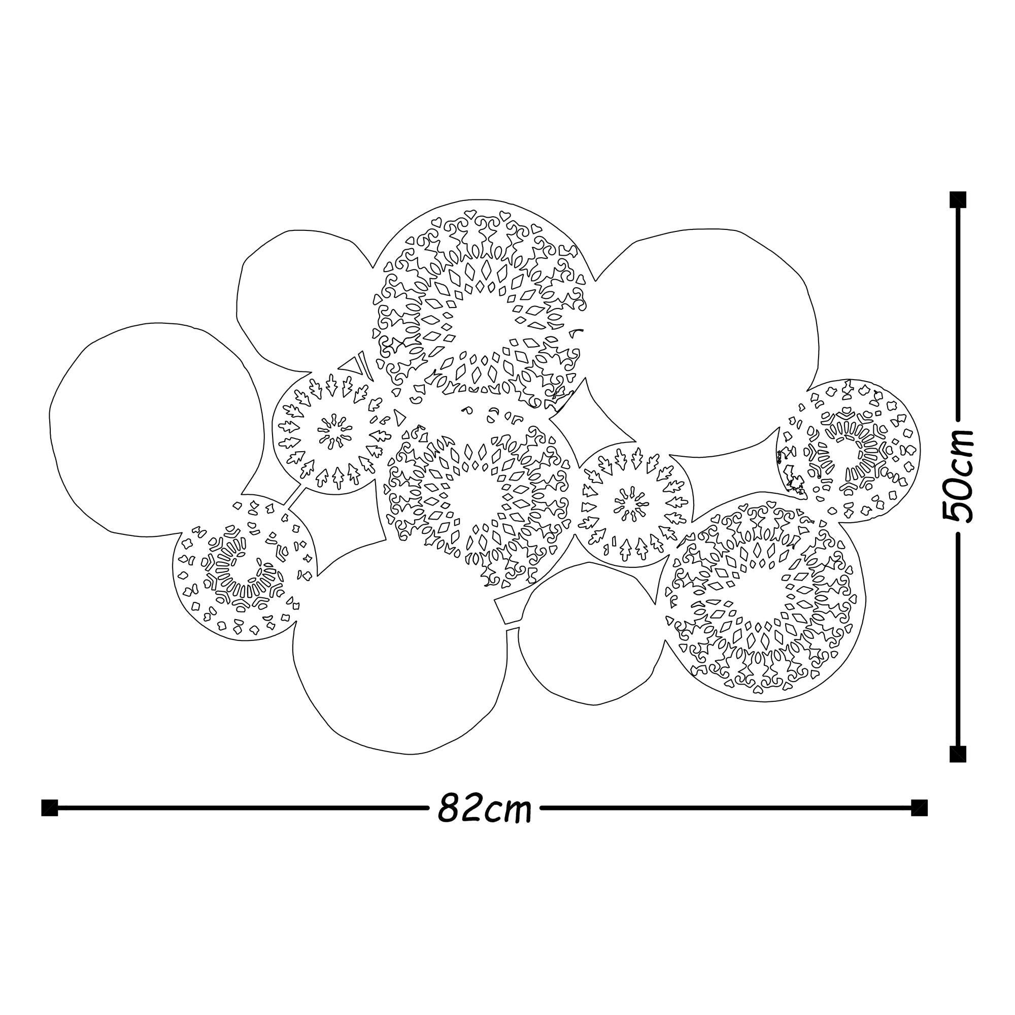 BYS-4005 Dekoratif Metal Duvar Tablosu | ByLamp